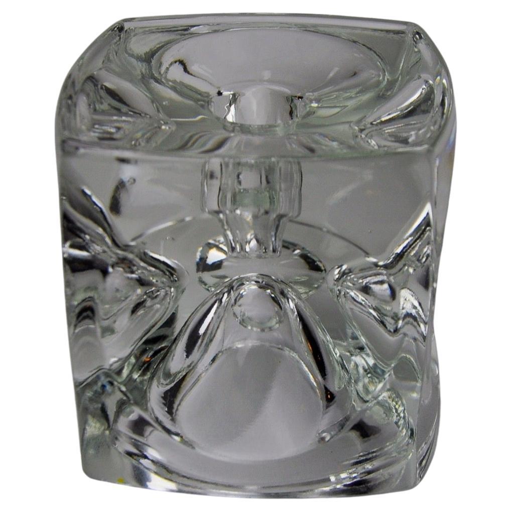 Ice cube candle holders by Peill & Putzler, Germany, 1970 For Sale