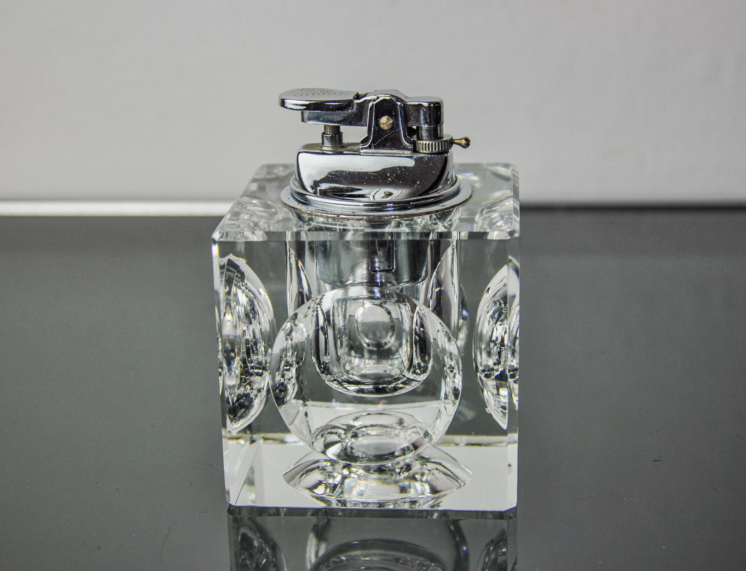 Encendedor de cubitos de hielo de Antonio Imperatore, cristal de Murano, Italia, 1970 Regencia de Hollywood en venta