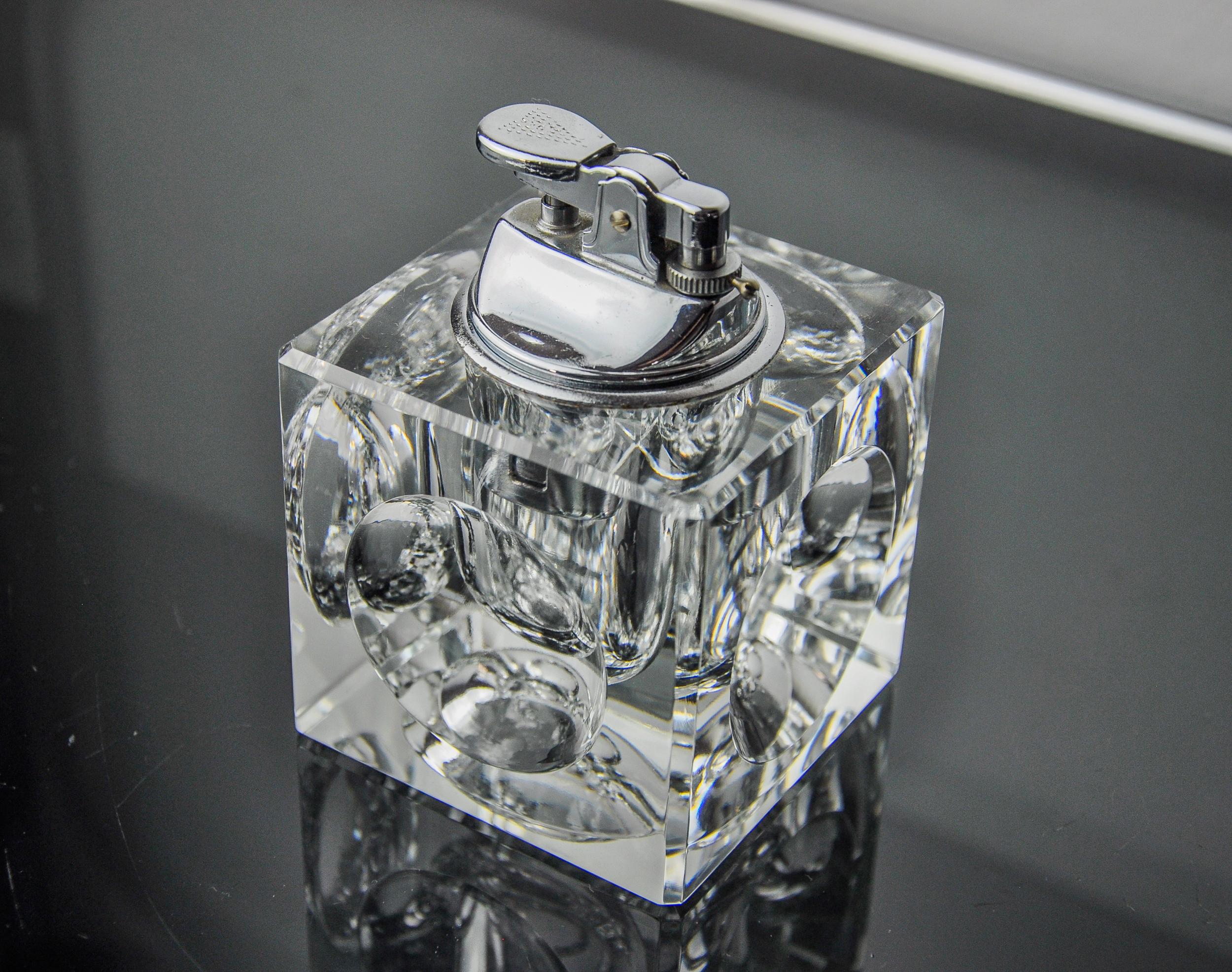 Encendedor de cubitos de hielo de Antonio Imperatore, cristal de Murano, Italia, 1970 Italiano en venta