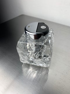 Ice cube lighter by Antonio Imperatore, murano glass, Italy, 1970's