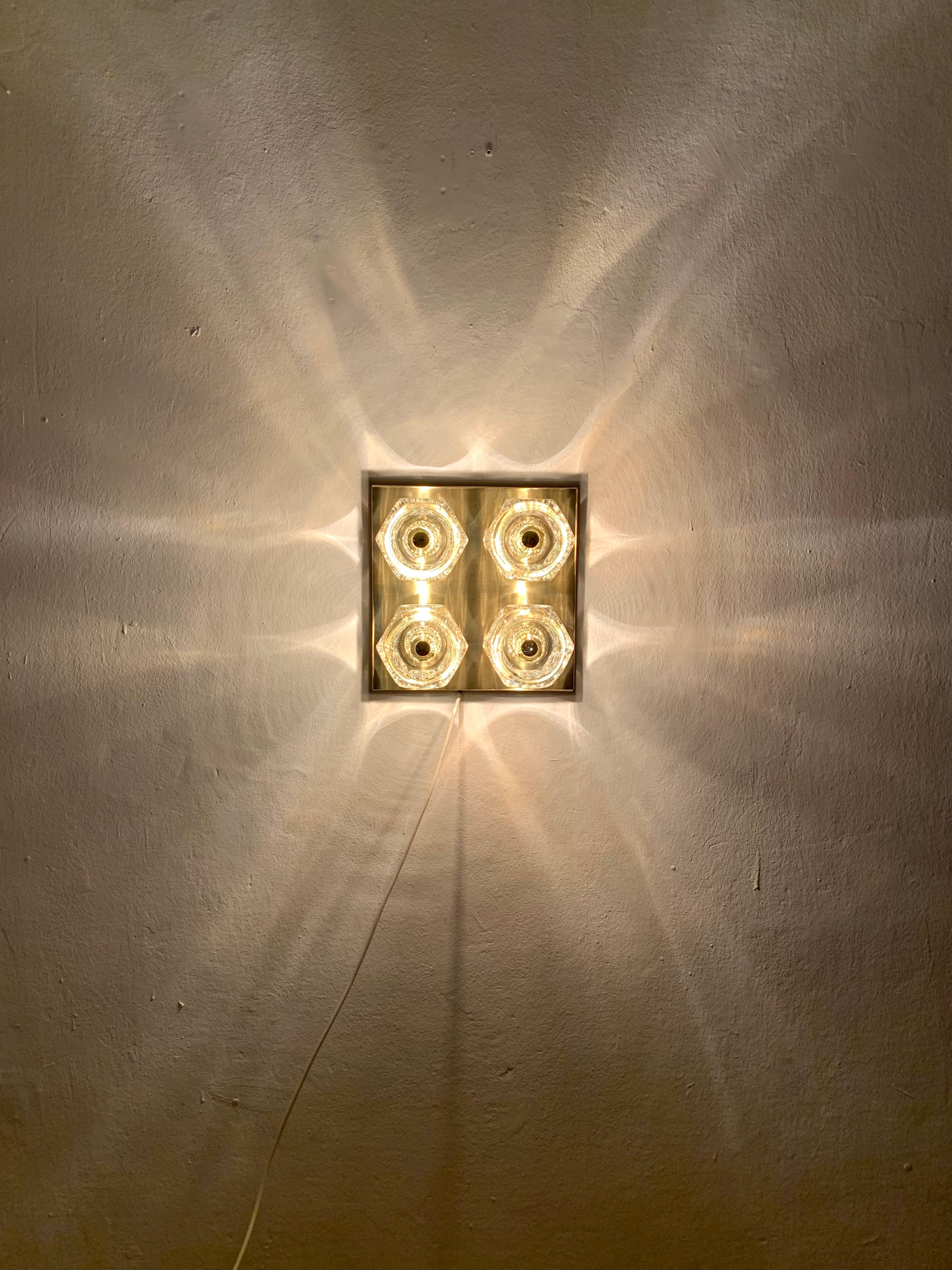 Ice Cube Wall or Ceiling Lamp by Peill and Putzler 2