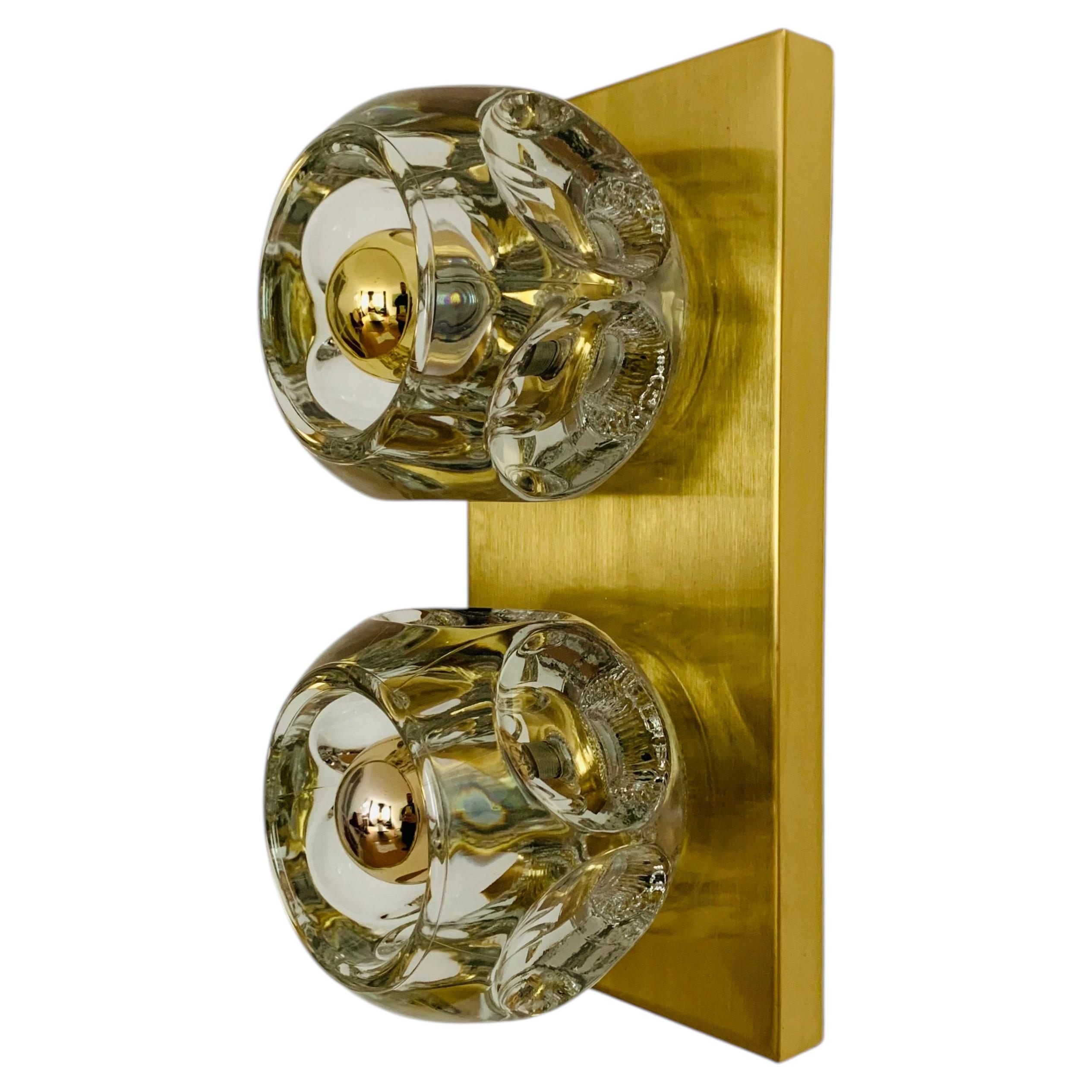 Ice Cube Wall or Ceiling Lamp by Peill and Putzler For Sale