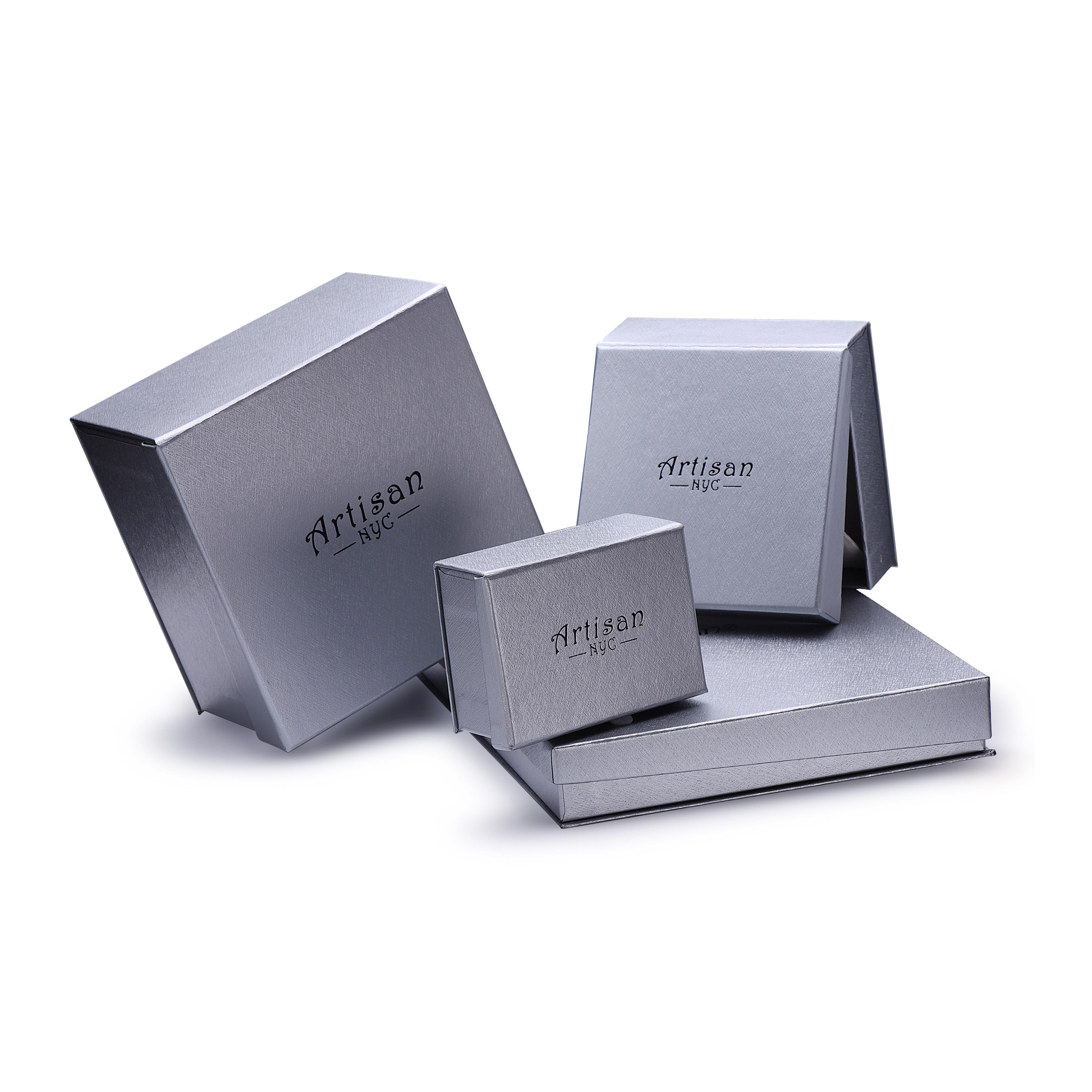 Taglio misto Ice Diamond Minimal Stud Made In 18k Yellow Gold & Silver in vendita