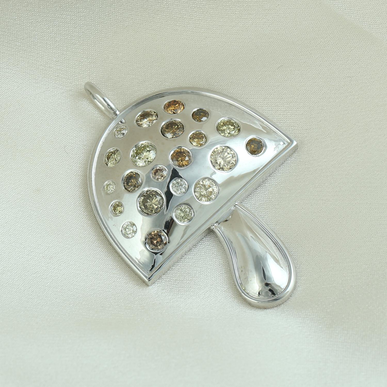 14KT: 14,075g, D: 2,69ct,  48X30 MM