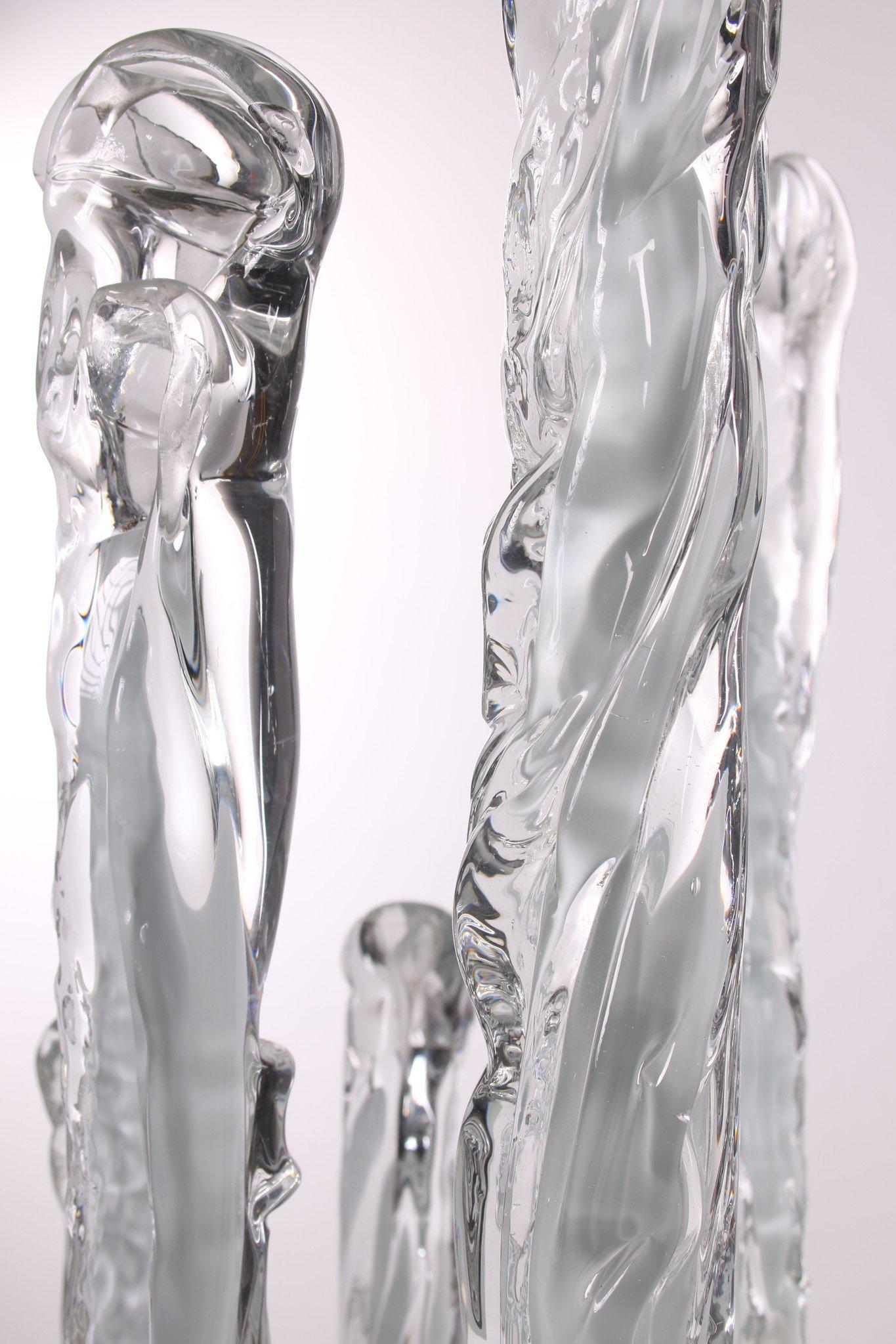 Eis-Stehlampe Excalibur von Ettore Fantasia und Gino Poli aus Murano (Italienisch) im Angebot