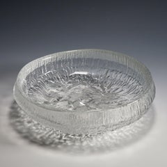 Ice Glass Bowl "Lunaria" by Tapio Wirkkala for Iittala 1972