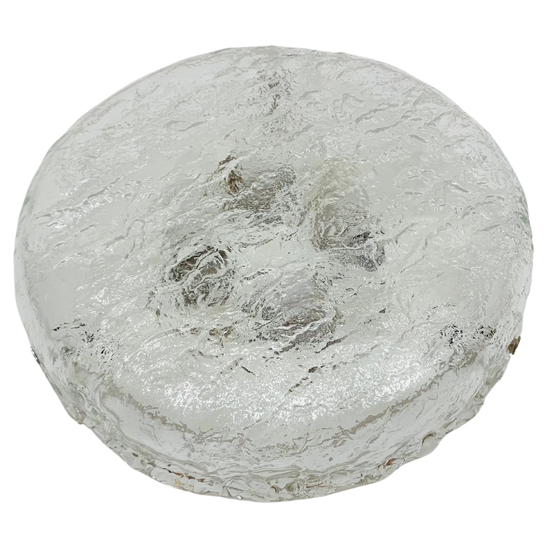 Ice glass ceiling lamp by Kaiser Leuchten