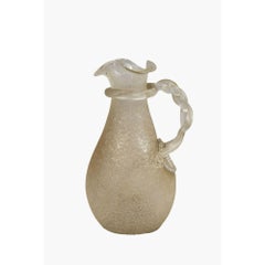 Raffreddatore per champagne in vetro di ghiaccio, 1880 circa