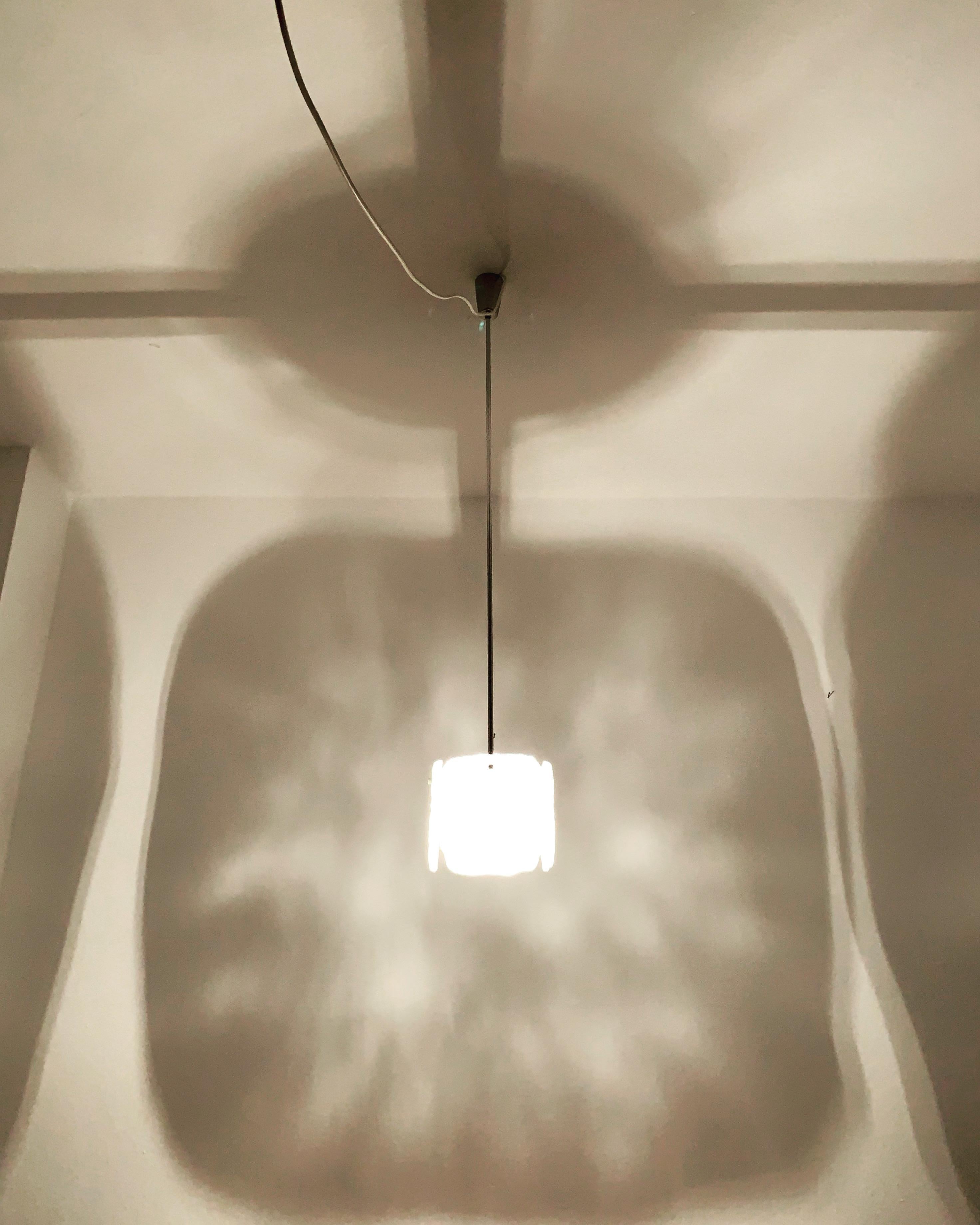 Lampadario in vetro ghiaccio di J.T. Kalmar in vendita 1