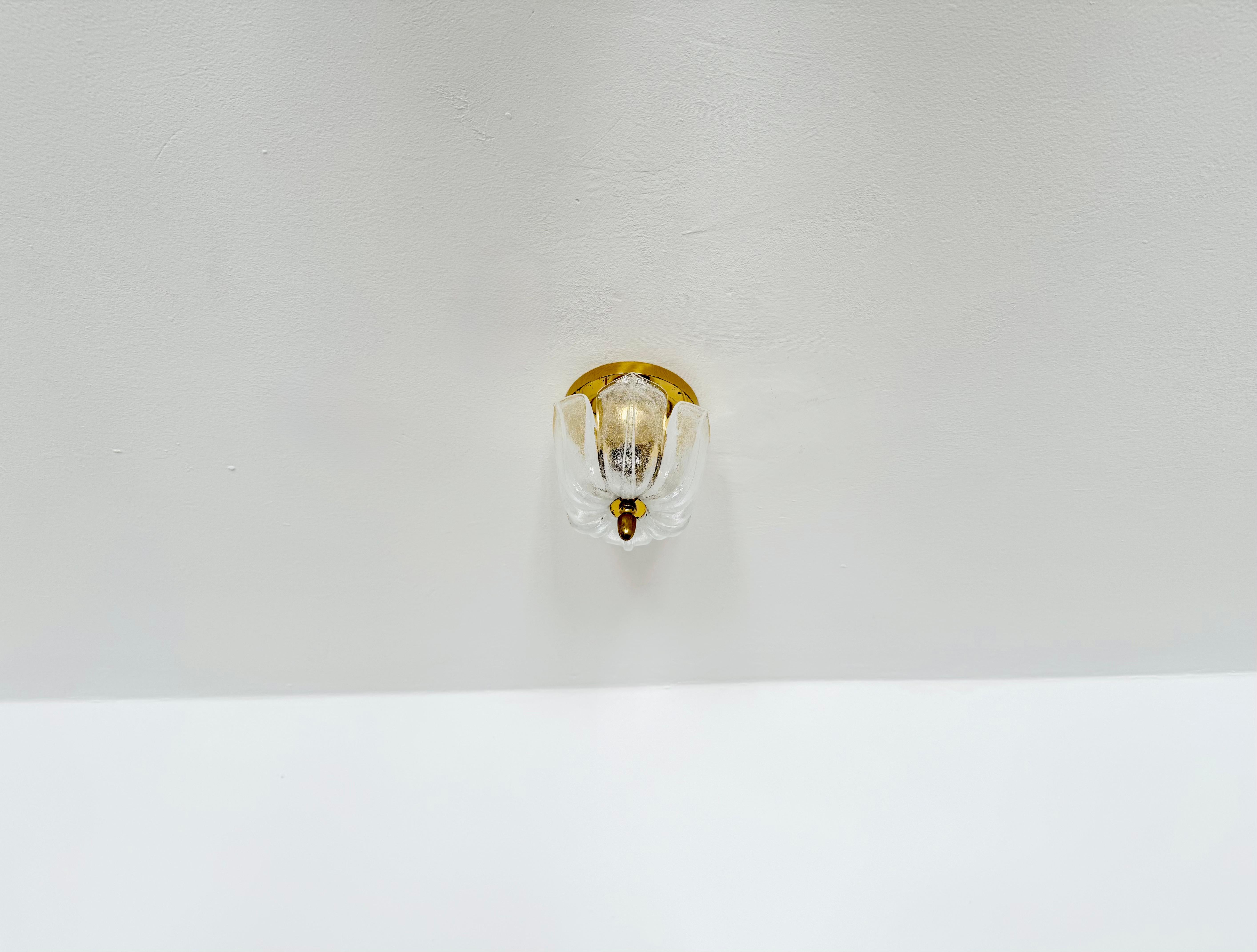Milieu du XXe siècle Lights en verre Ice de Glashütte Limburg en vente