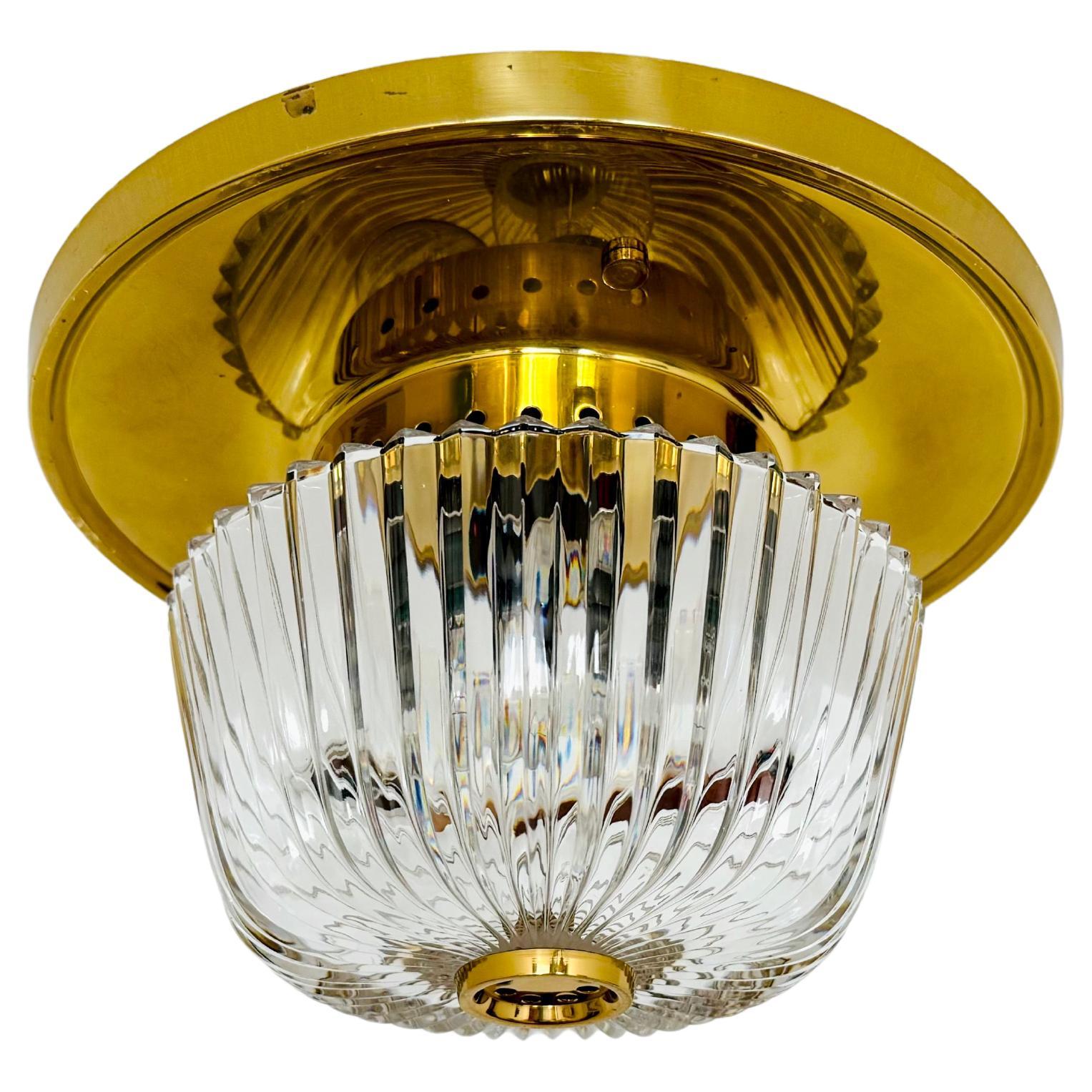 Lampe encastrée verre glacé