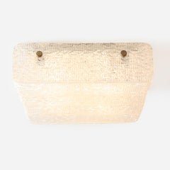 Ice Glass Flush Mount Ceiling Light