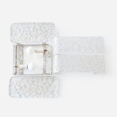 Ice Glass Flush Mount Ceiling Light
