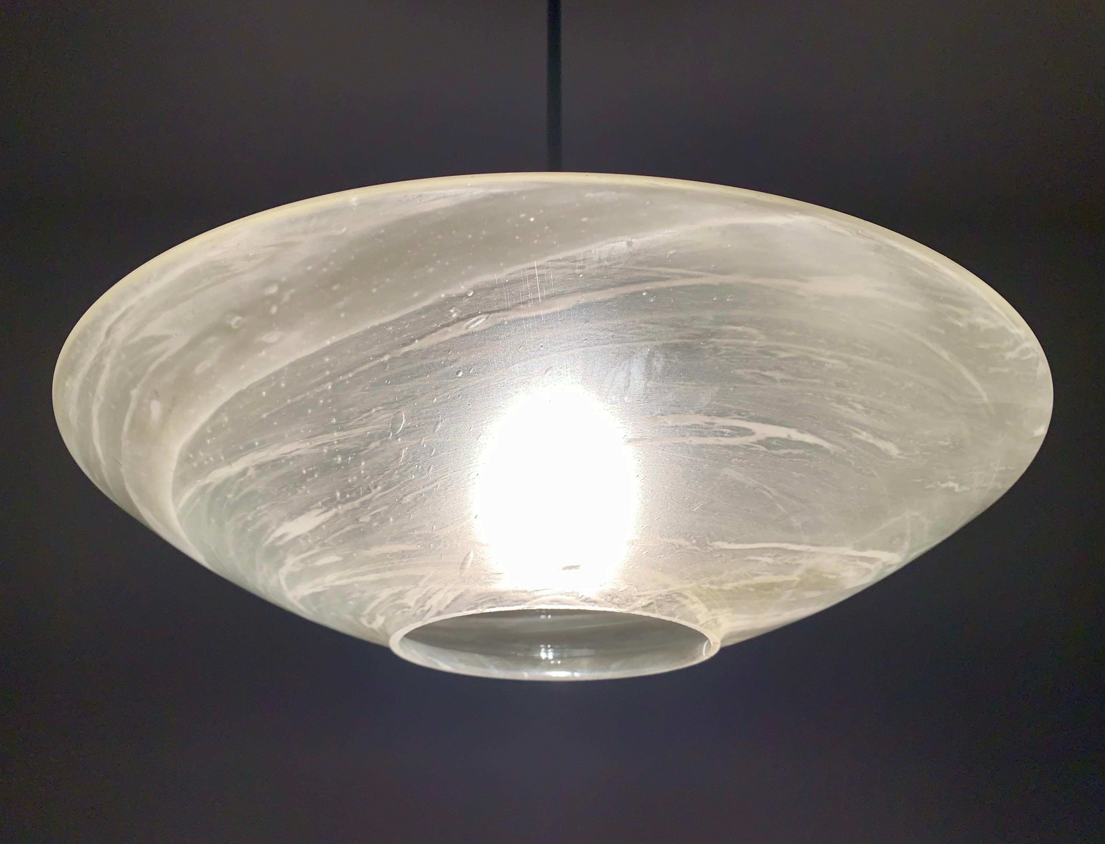 Lampe aus Eisglas von Peill und Putzler im Angebot 3