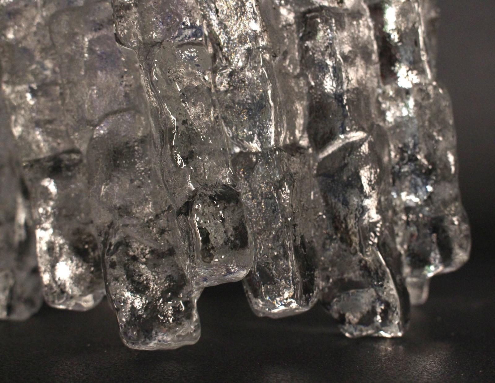 Ice Glass Pendant by J.T. Kalmar For Sale 1