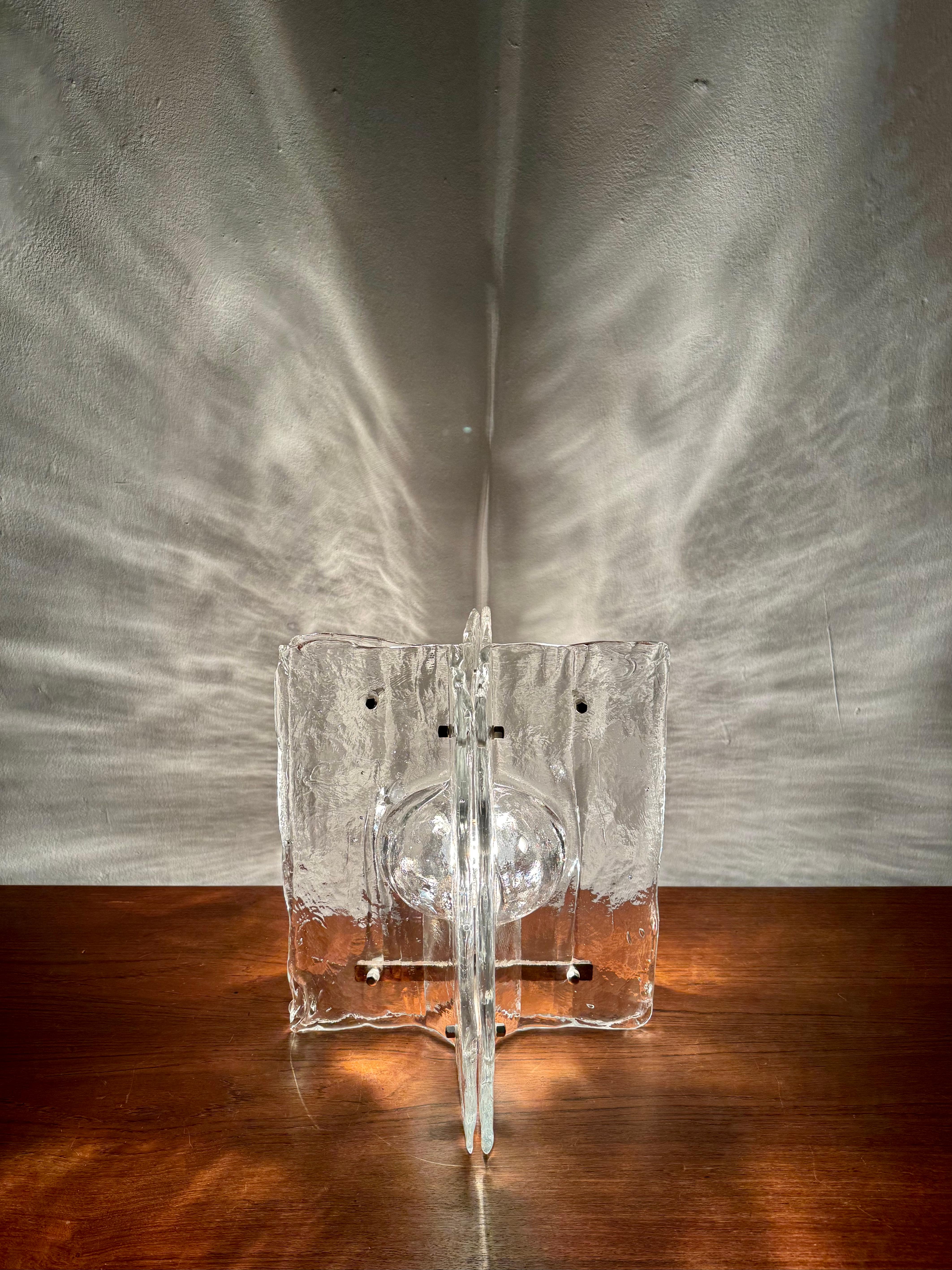 Lámpara de sobremesa de cristal Ice by Salviati en venta 7