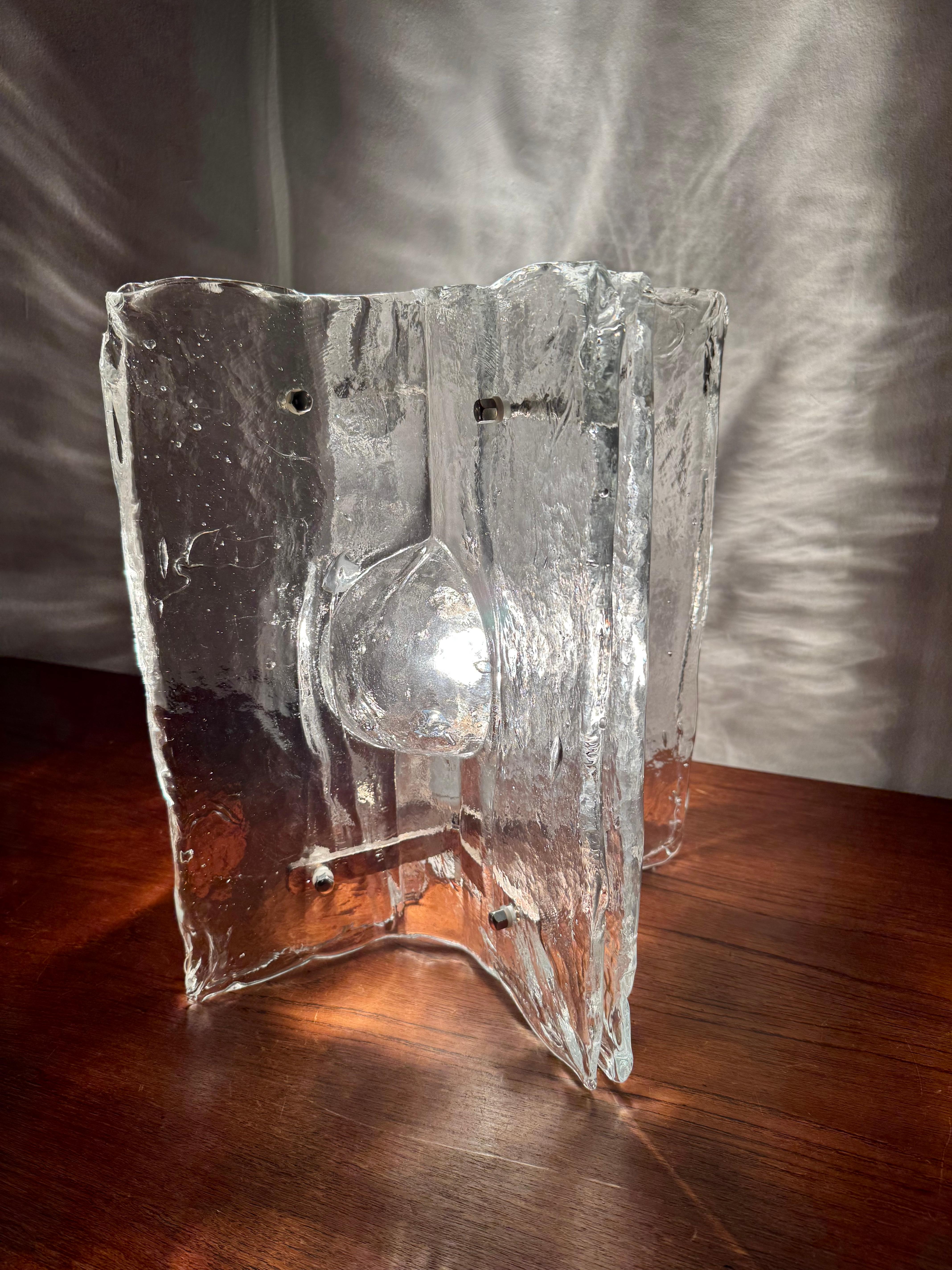 Lámpara de sobremesa de cristal Ice by Salviati en venta 8