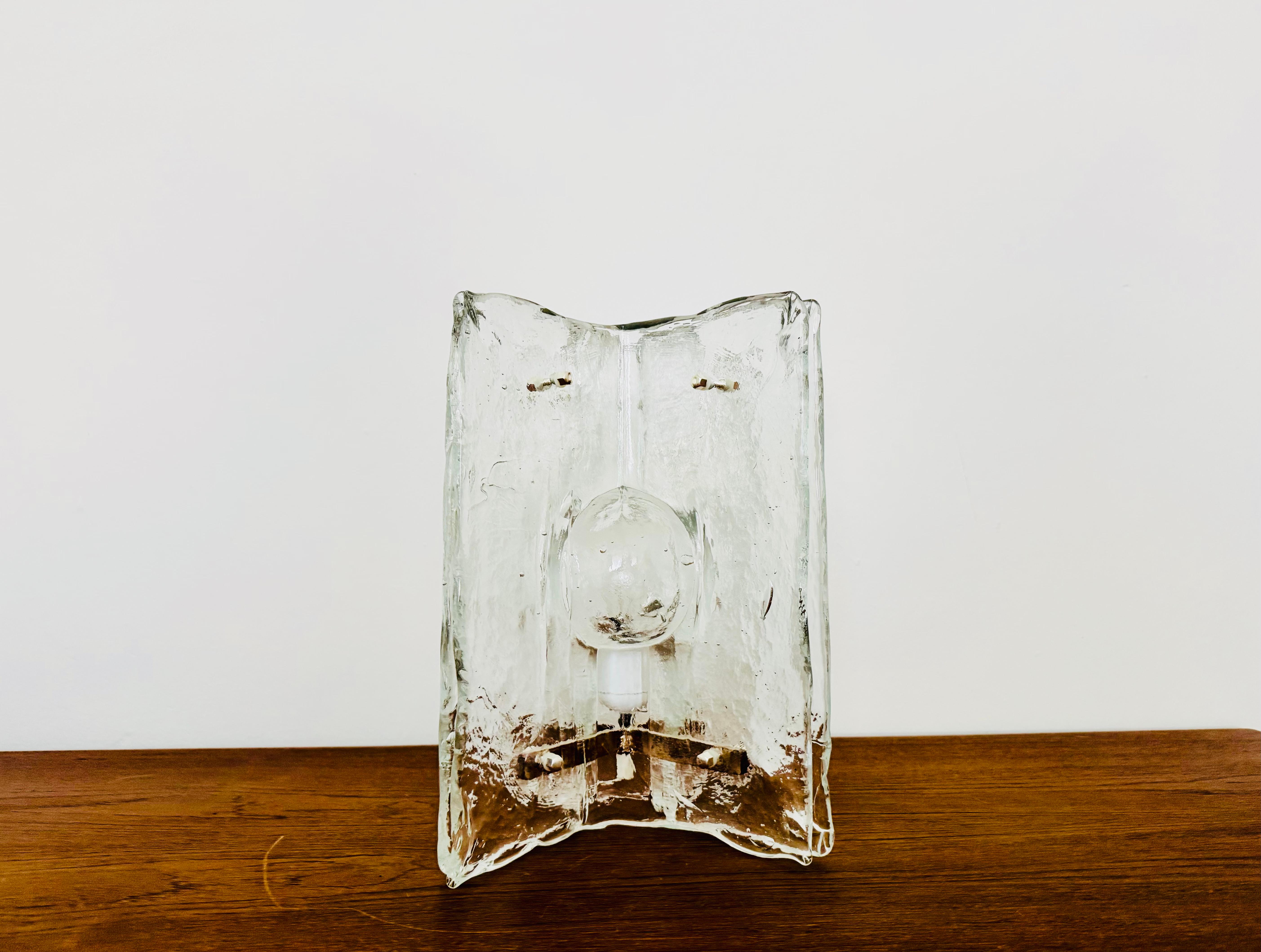 Lámpara de sobremesa de cristal Ice by Salviati Italiano en venta