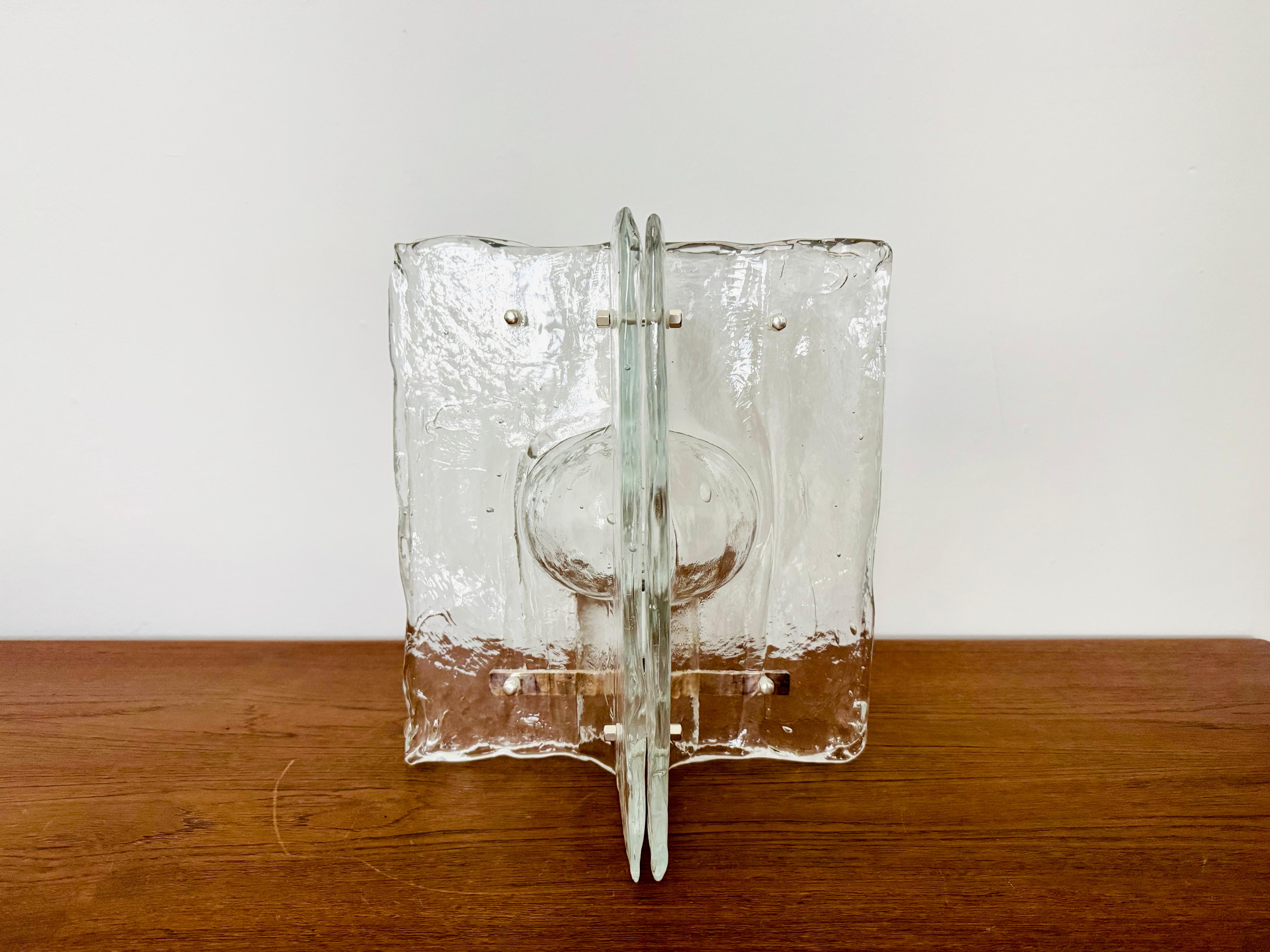 Lámpara de sobremesa de cristal Ice by Salviati en Bueno estado para la venta en München, DE