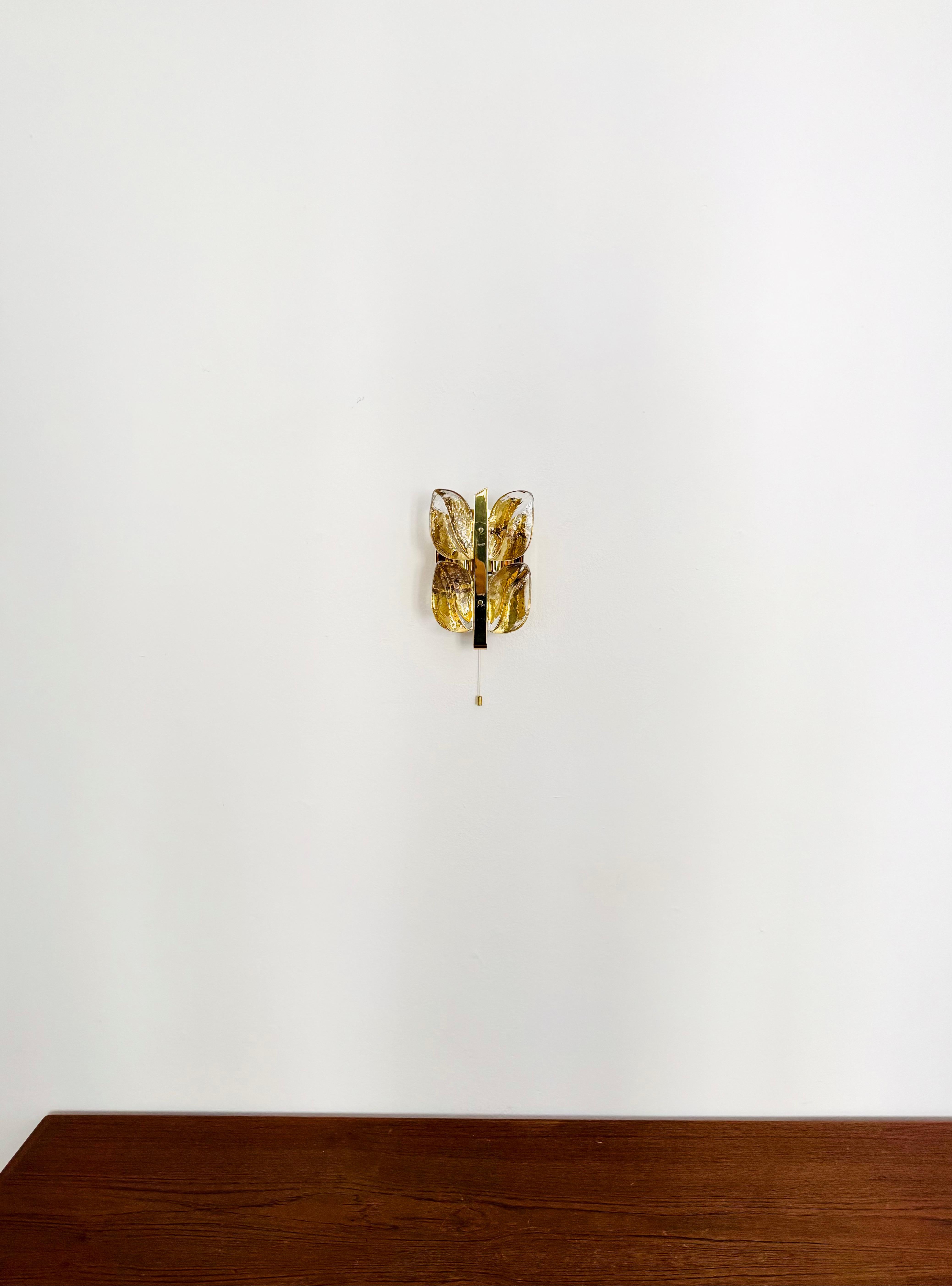 Lámpara de pared de cristal Ice de J.T. Kalmar en Bueno estado para la venta en München, DE