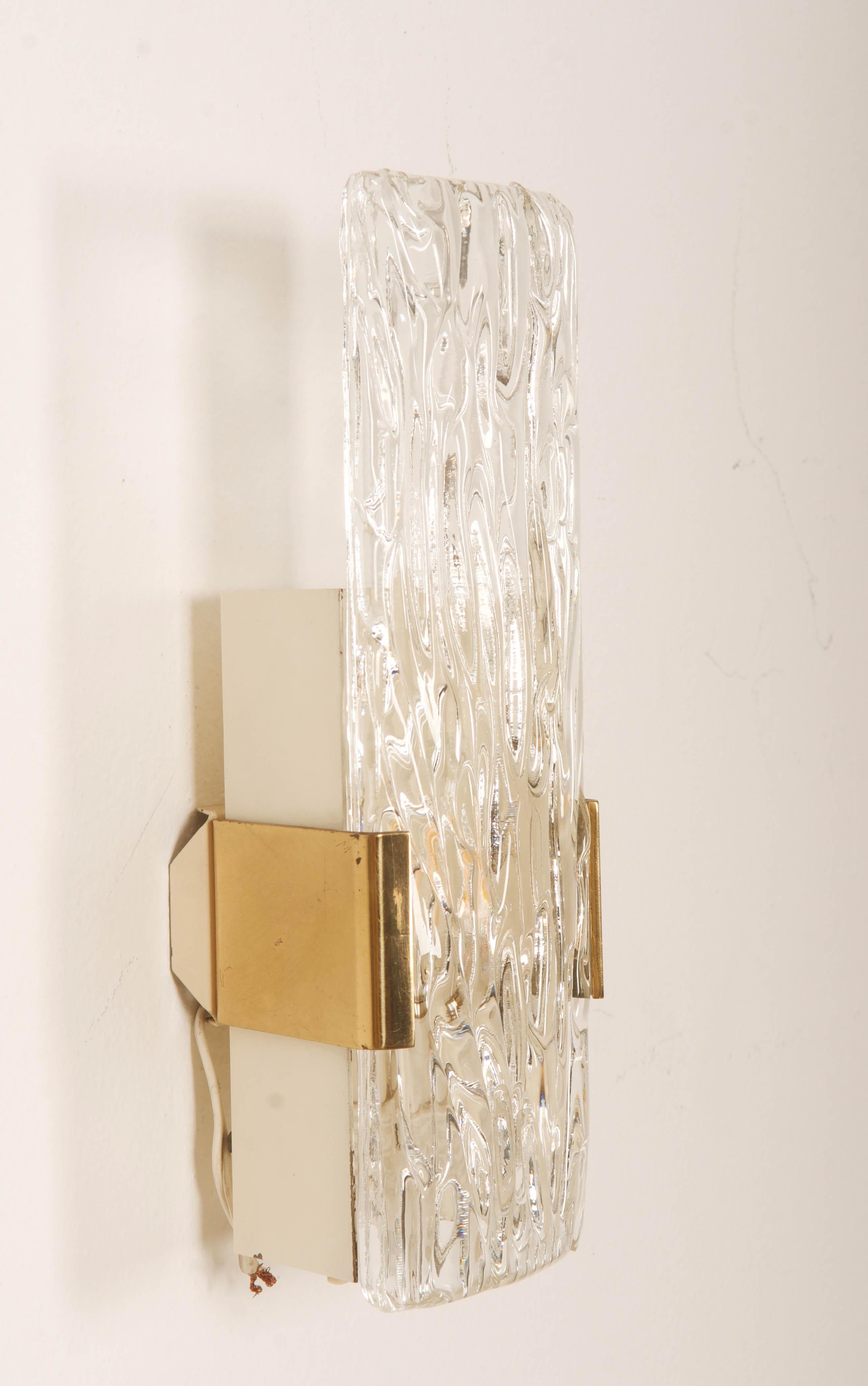 Aplique de cristal Ice de J.T. Kalmar Austríaco en venta