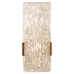 Ice Glass Wall Lamp Sconce by J.T. Kalmar