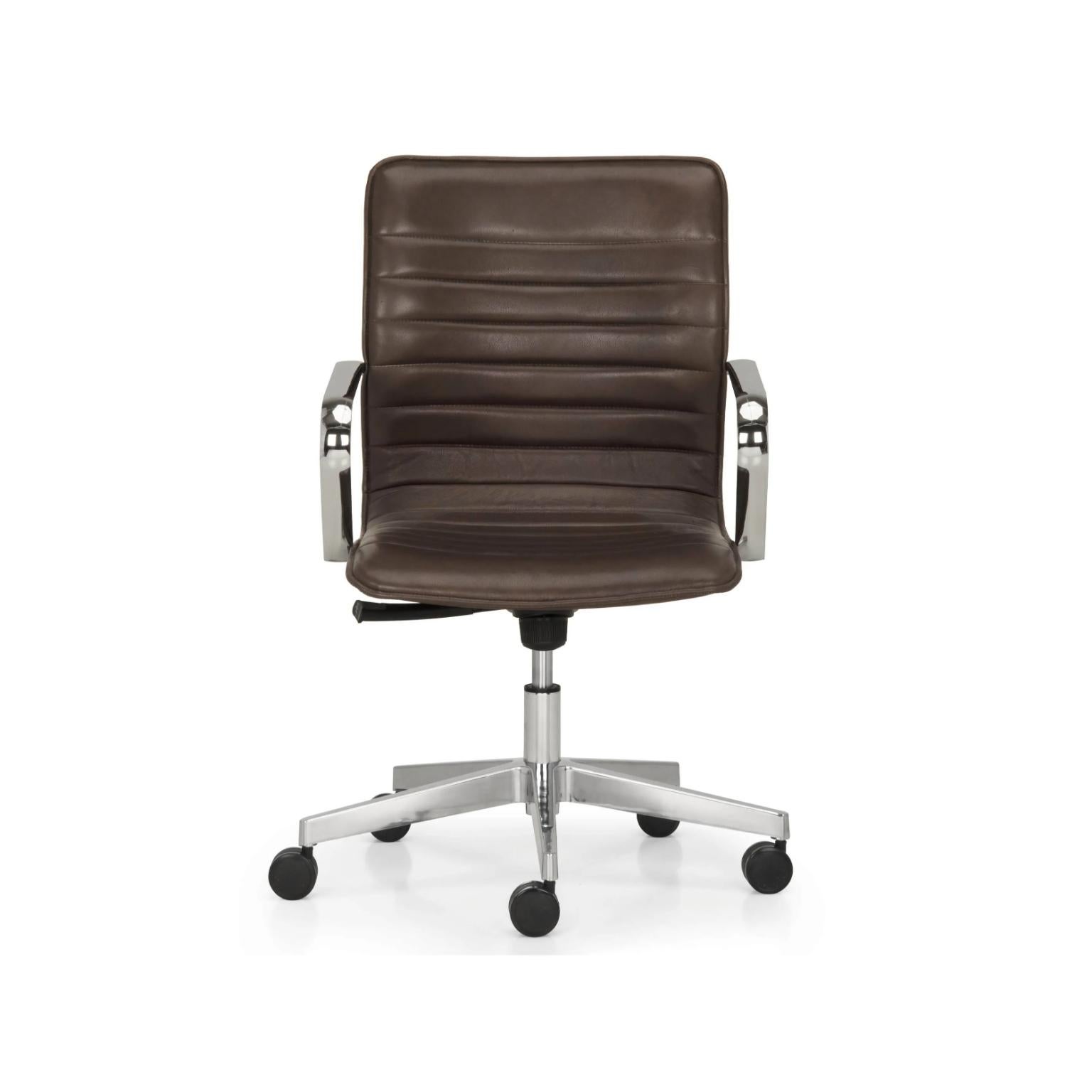 Other Ice High Backrest Executive Upholstered Armchair by Quinti Sedute For Sale