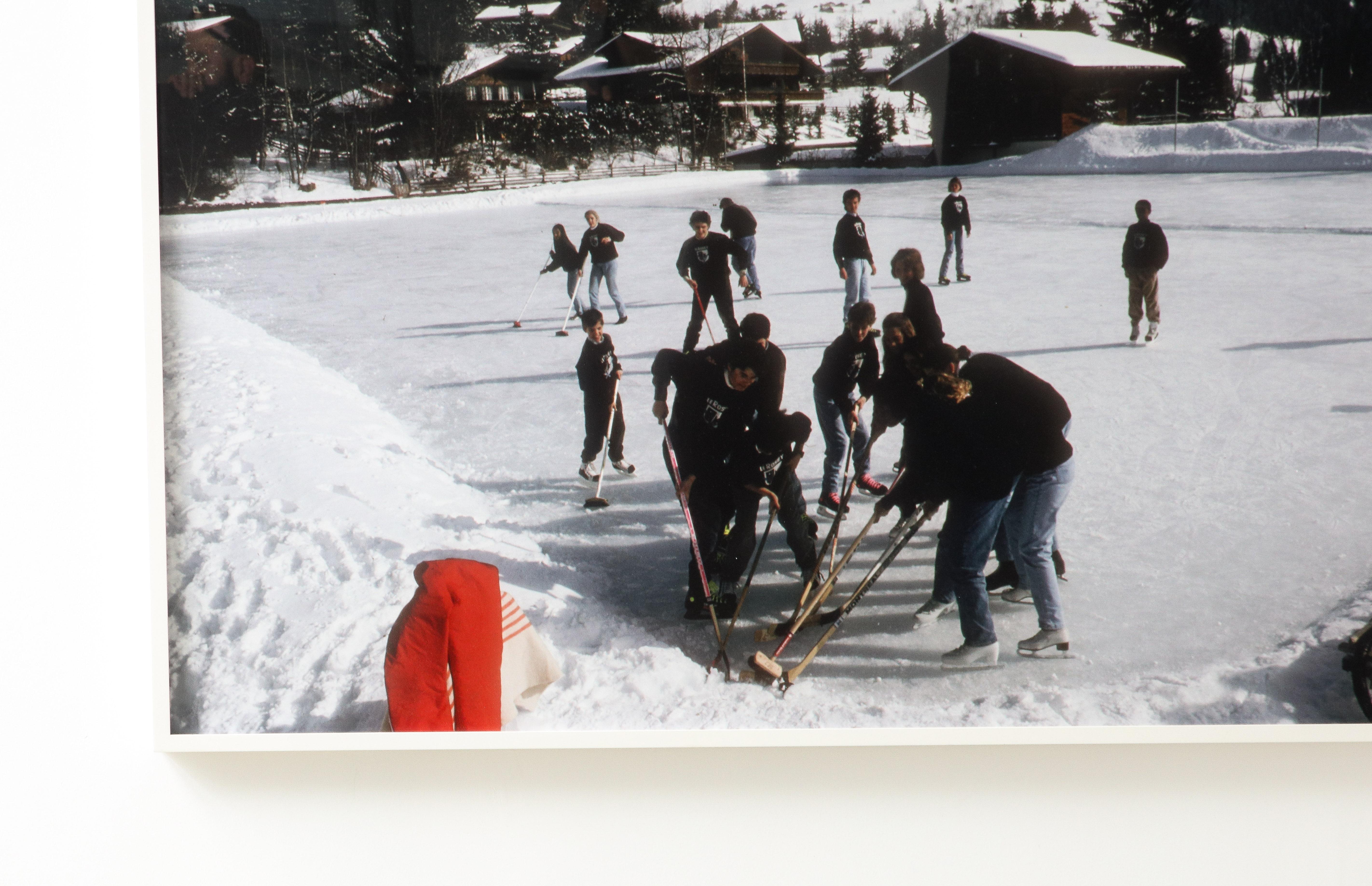 Ice Hockey Framed Print by Slim Aarons, 1992 For Sale 1