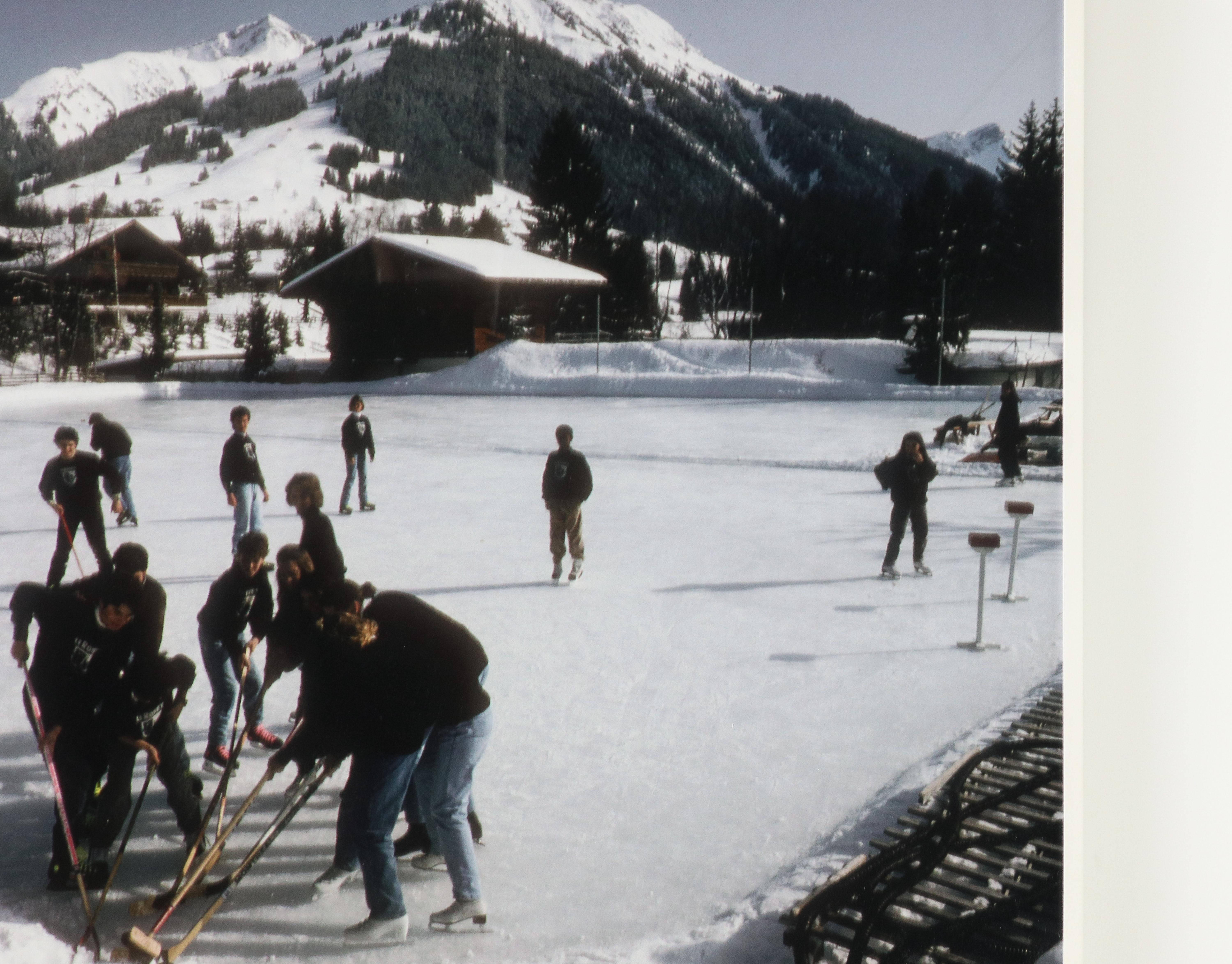 Ice Hockey Framed Print by Slim Aarons, 1992 For Sale 2