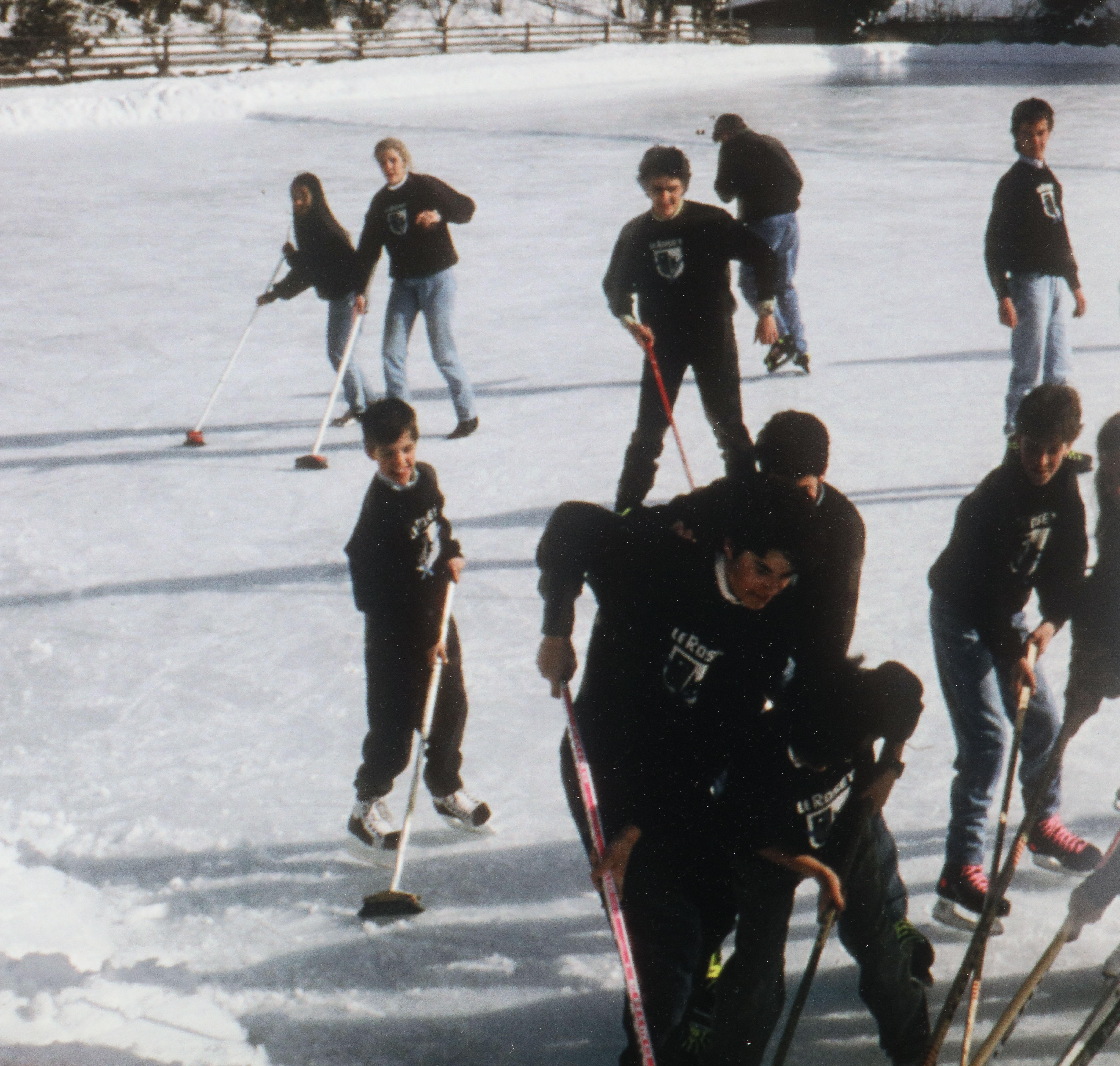 Ice Hockey Framed Print by Slim Aarons, 1992 For Sale 3