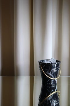 Ice Ice Baby Bucket in Marquina Marble by Lorenza Bozzoli for Editions Milano