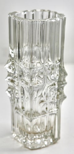 Ice Melting Vase 617 by Vladislaw Urban for Rosice Glass Tsjechoslowakia, 1968