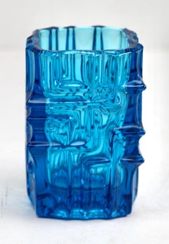 Ice Melting Vase 617 by Vladislaw Urban for Rosice Glass Tsjechoslowakia, 1968