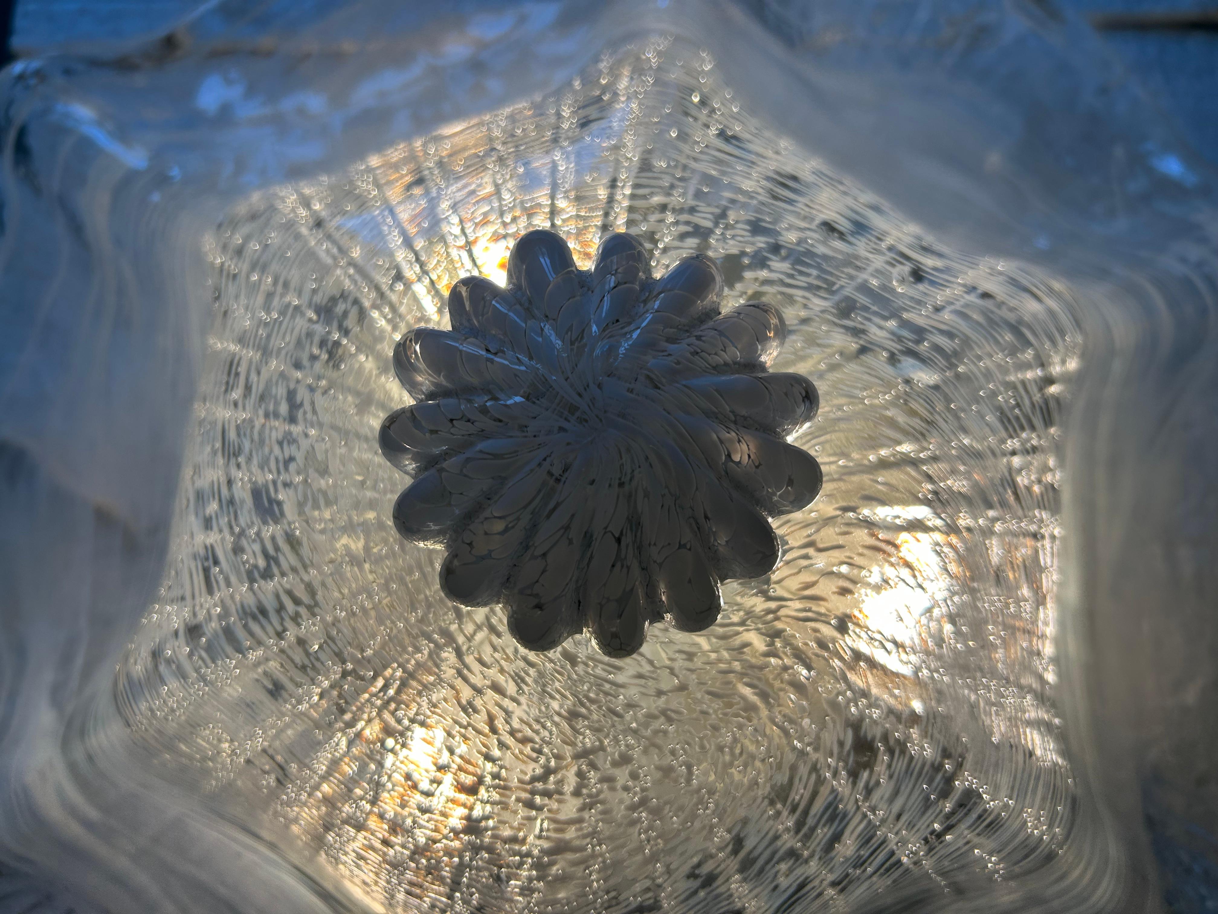 Ice Queen, Gorgeous Murano Ceiling Light, 1990's in vendita 10