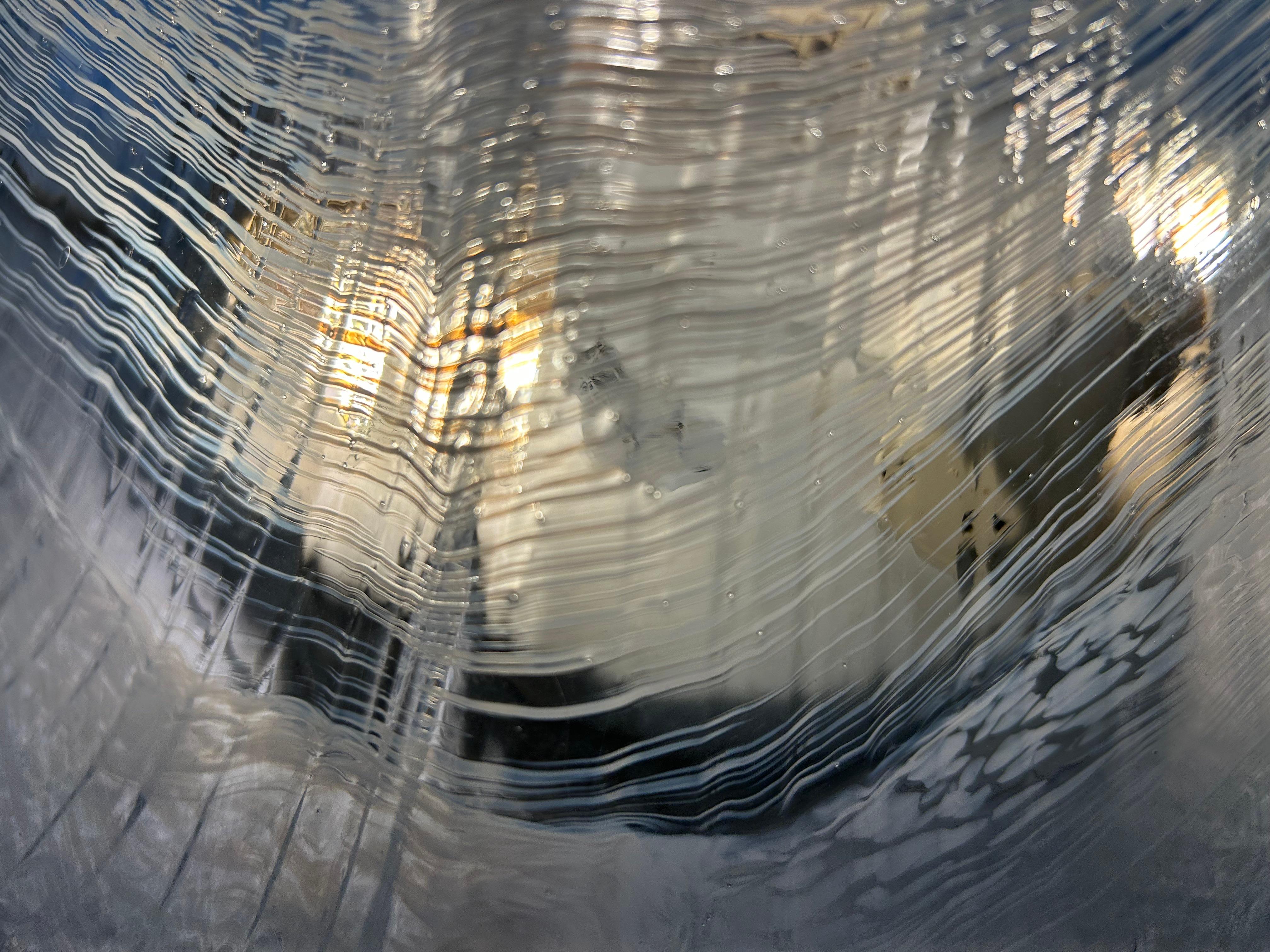 Ice Queen, Gorgeous Murano Ceiling Light, 1990's in vendita 11