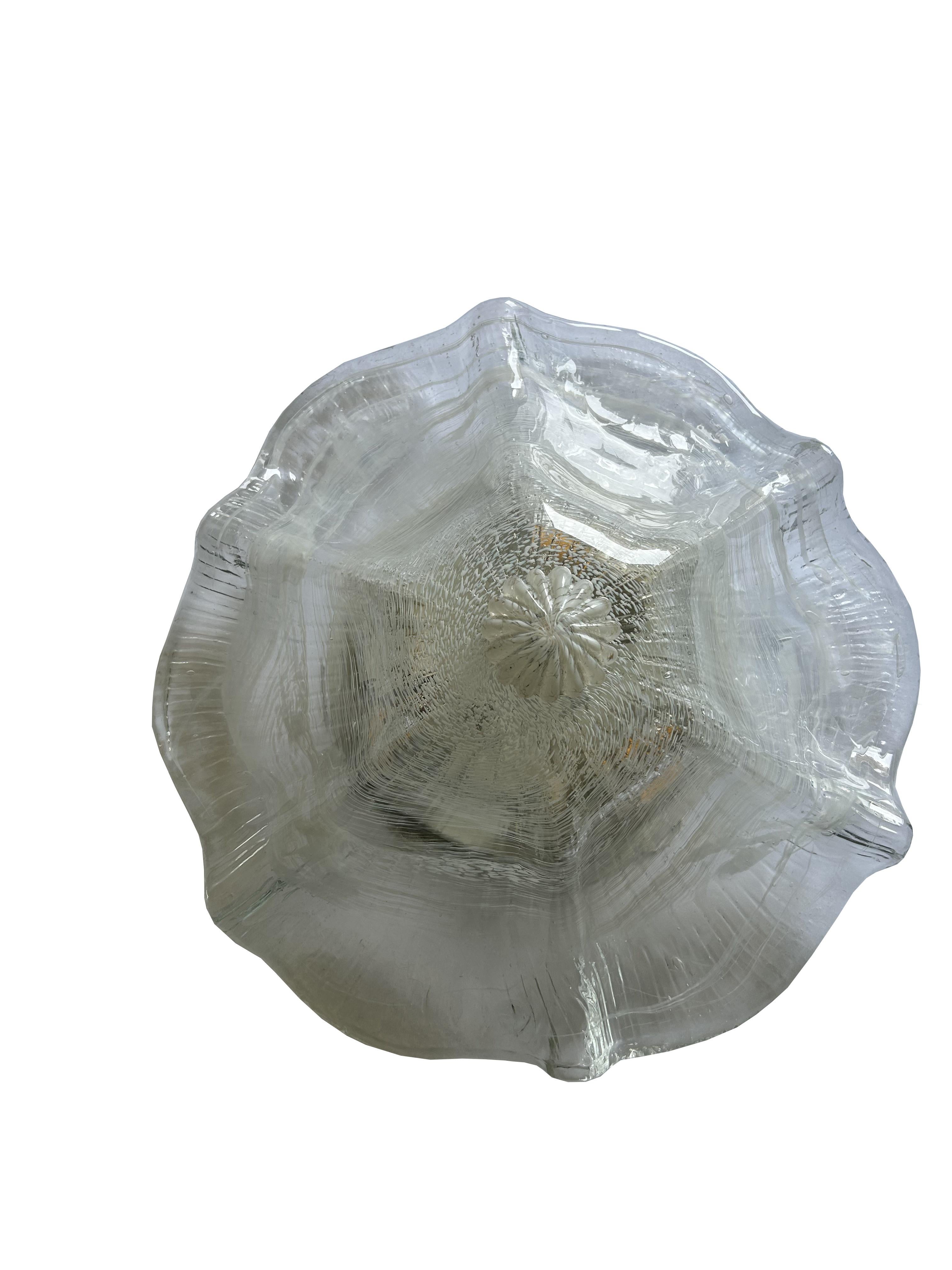 Ice Queen, Gorgeous Murano Ceiling Light, 1990's in vendita 9