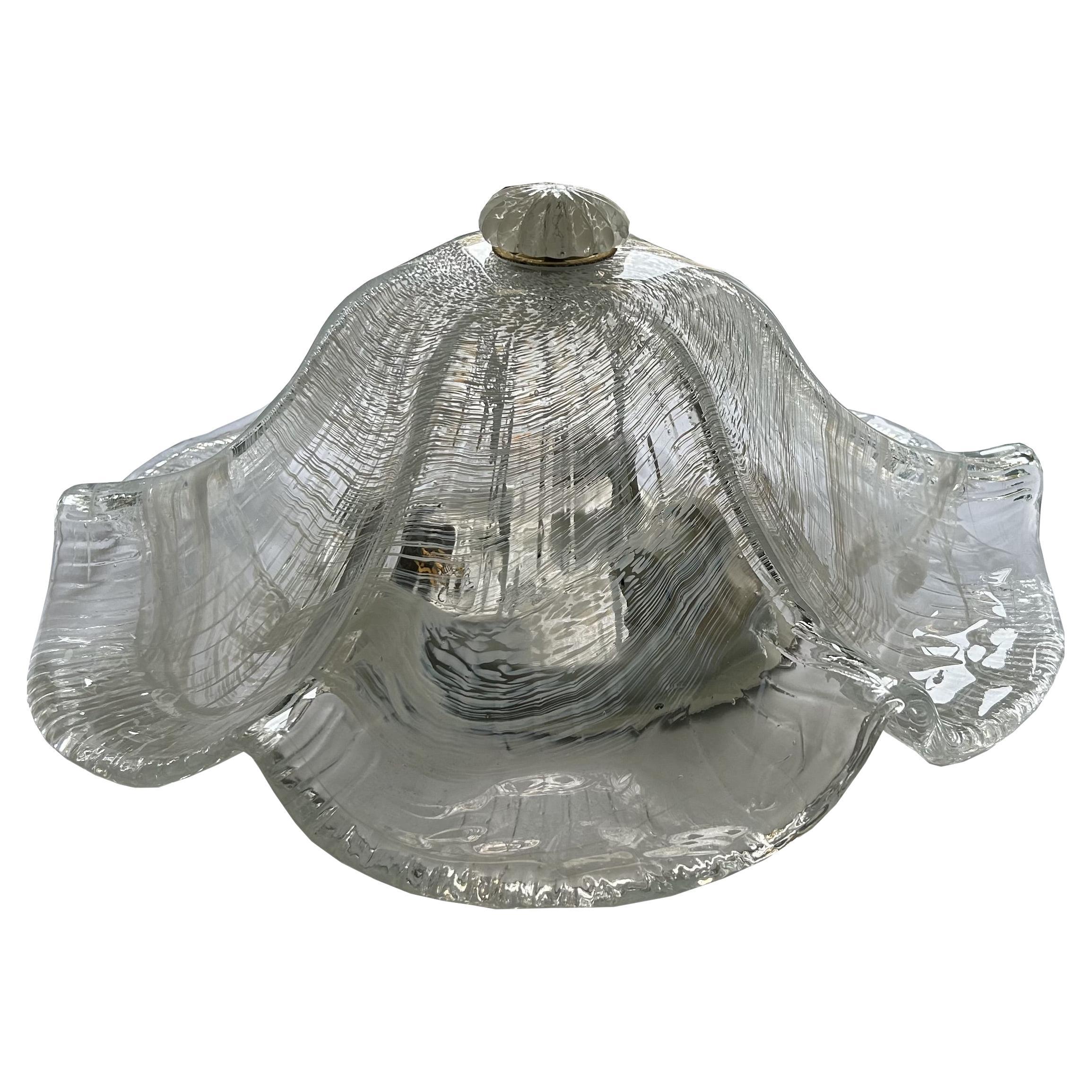 Ice Queen, Gorgeous Murano Ceiling Light, 1990's