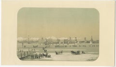 Ice Skating Activities Near Katendrecht and Rotterdam, The Netherlands, 1855