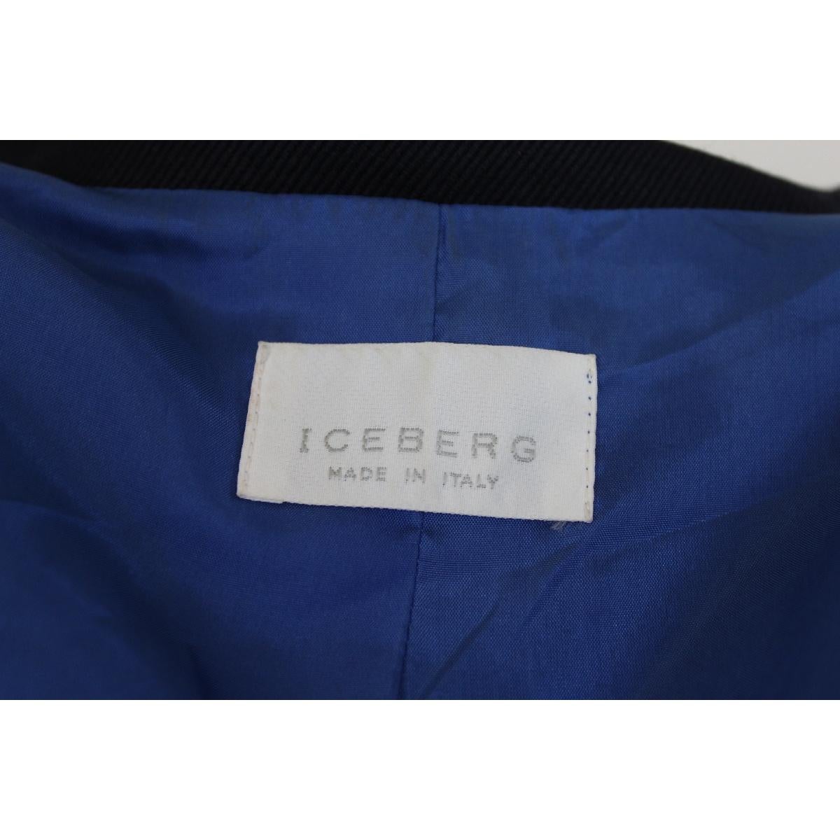 Women's Iceberg Blue Wool Double Breasted Jacket