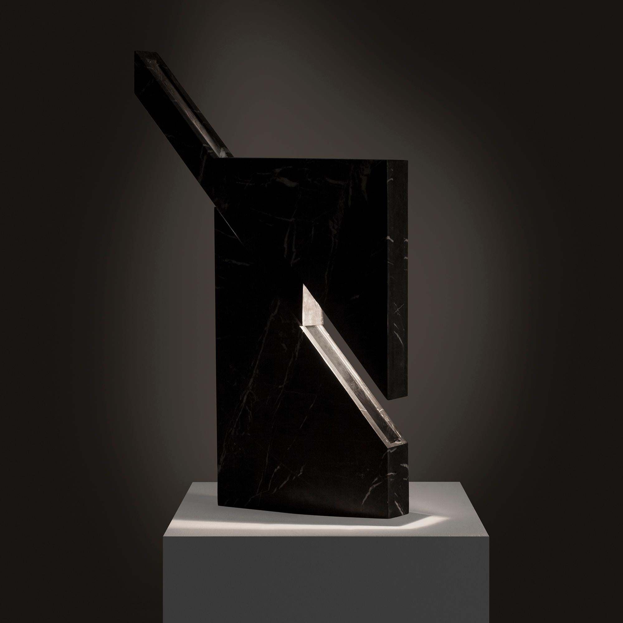 Spanish Iceberg Marble Lamp by Carlos Aucejo For Sale