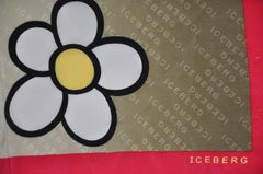 Iceberg "Multi Whimsical Daisys" Silk Scarf