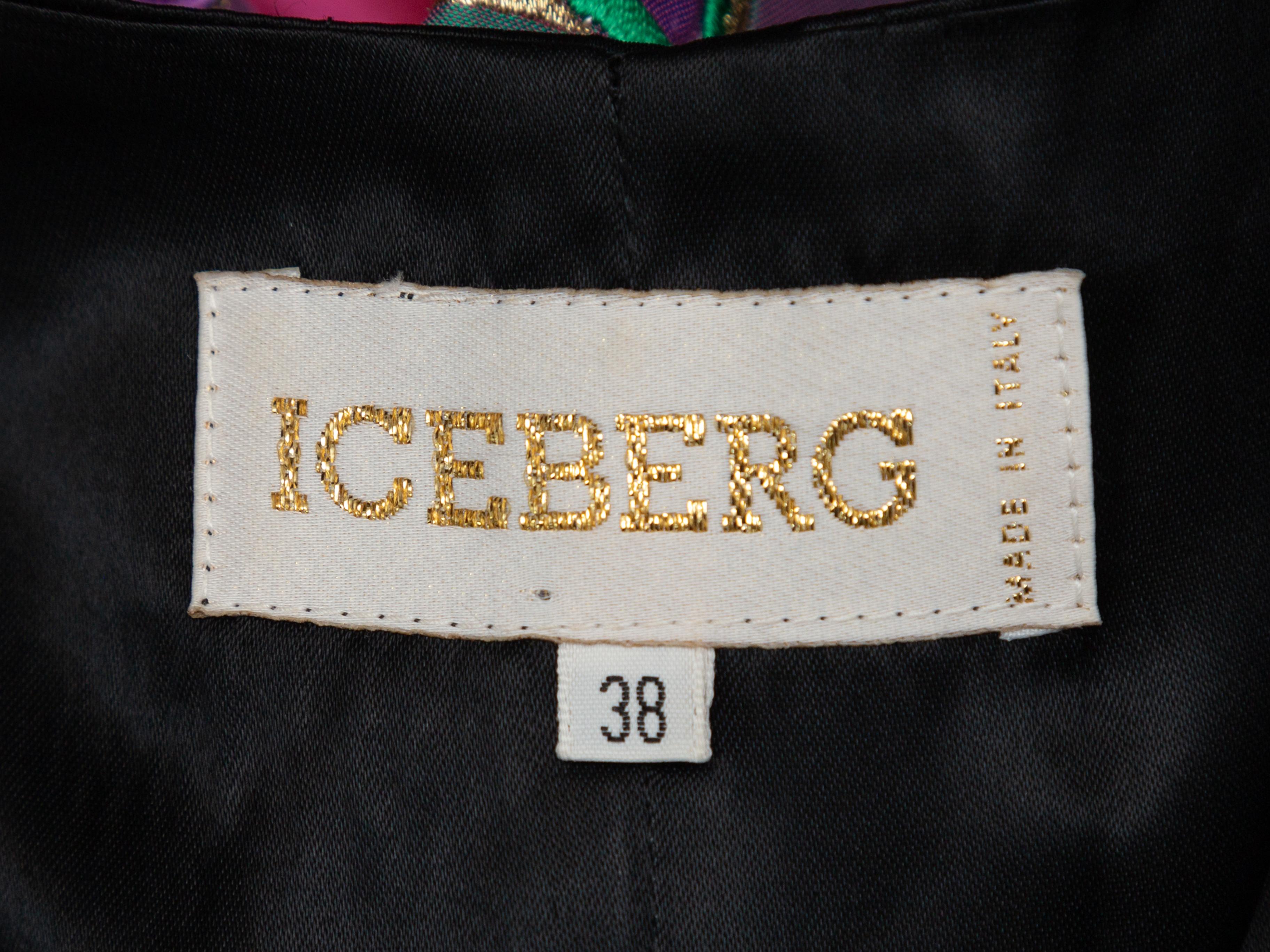 Black Iceberg Multicolor Floral Pop Art Vest