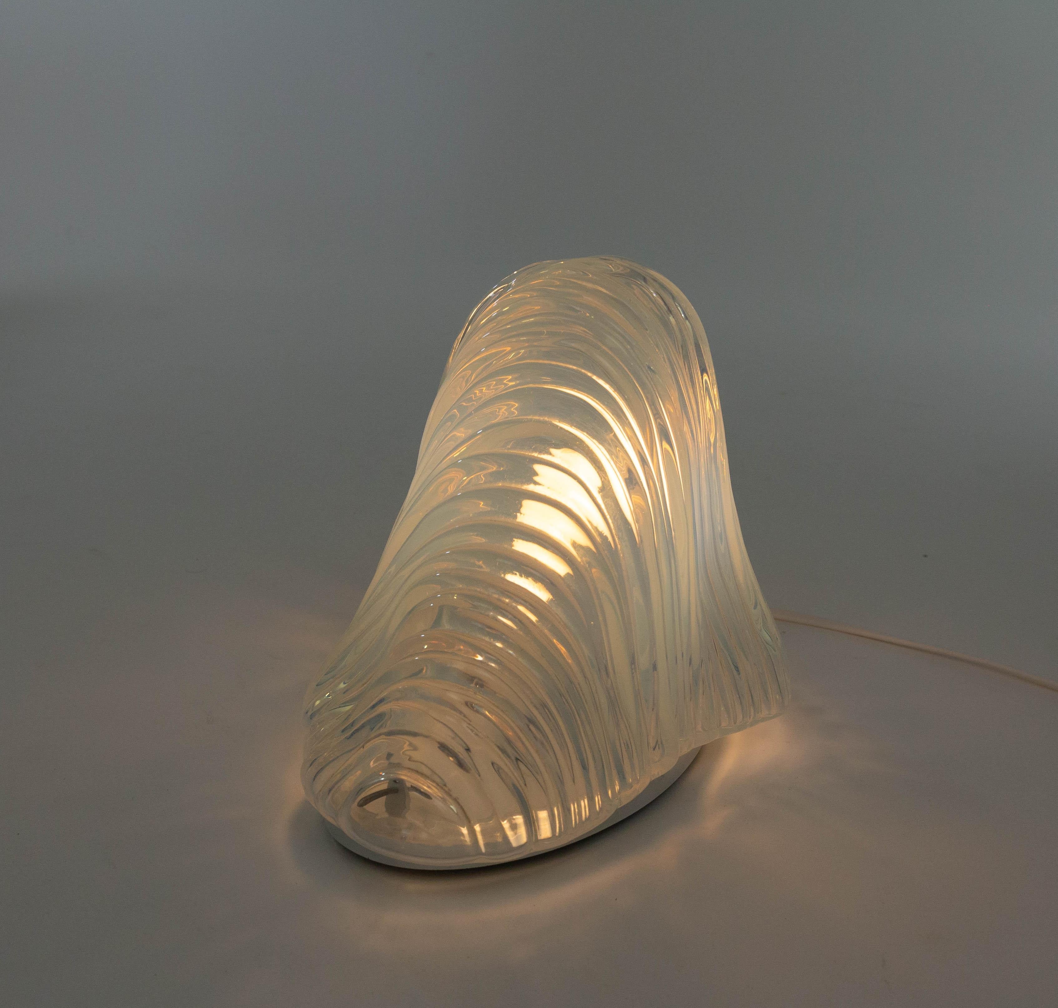 italien Lampe de table Iceberg de Carlo Nason pour A.V. Mazzega, 1960 en vente