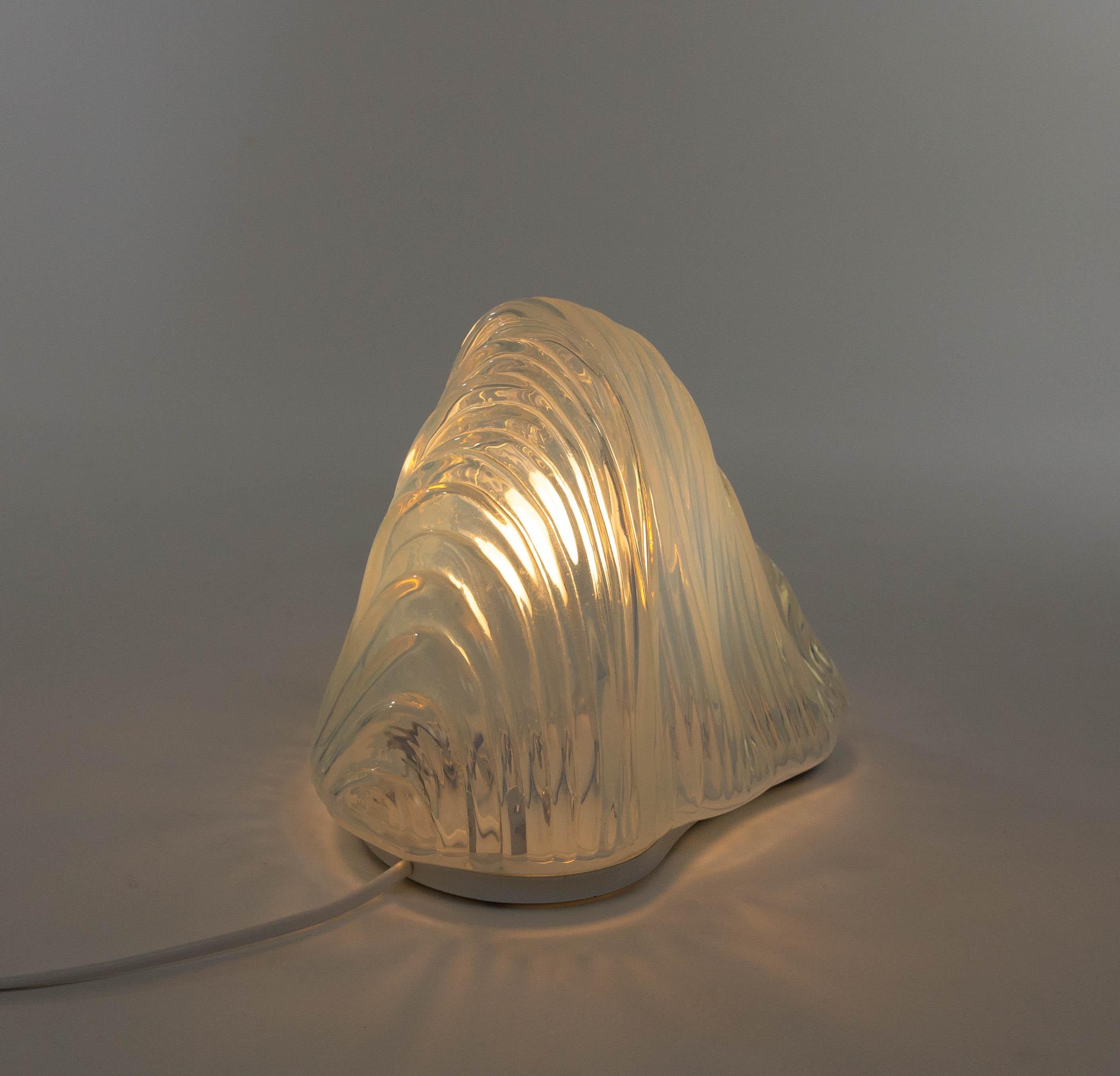 Milieu du XXe siècle Lampe de table Iceberg de Carlo Nason pour A.V. Mazzega, 1960 en vente