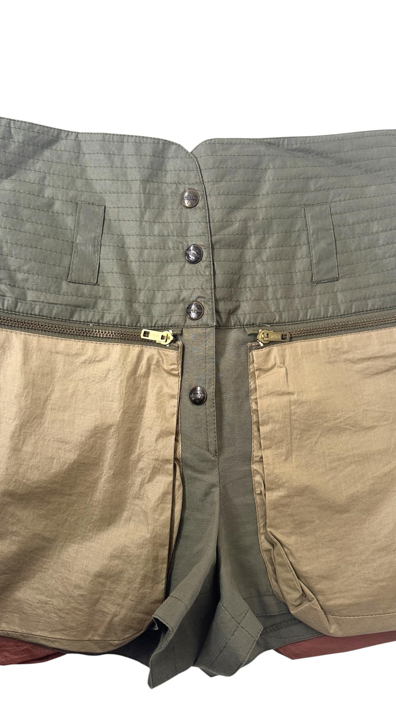 Pantalón corto técnico multibolsillos Iceberg en venta 7