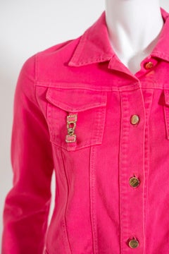 Iceberg Vintage Short Jacket in Fuchsia Cotton