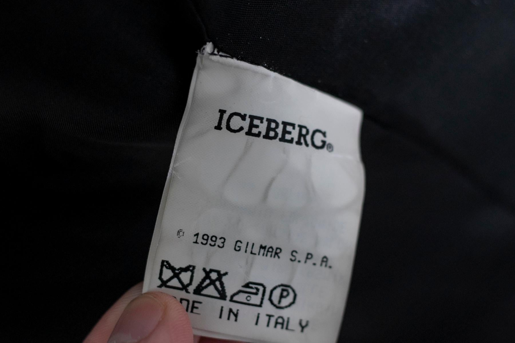Iceberg Vintage doppelreihiger Blazer aus Wolle im Angebot 3