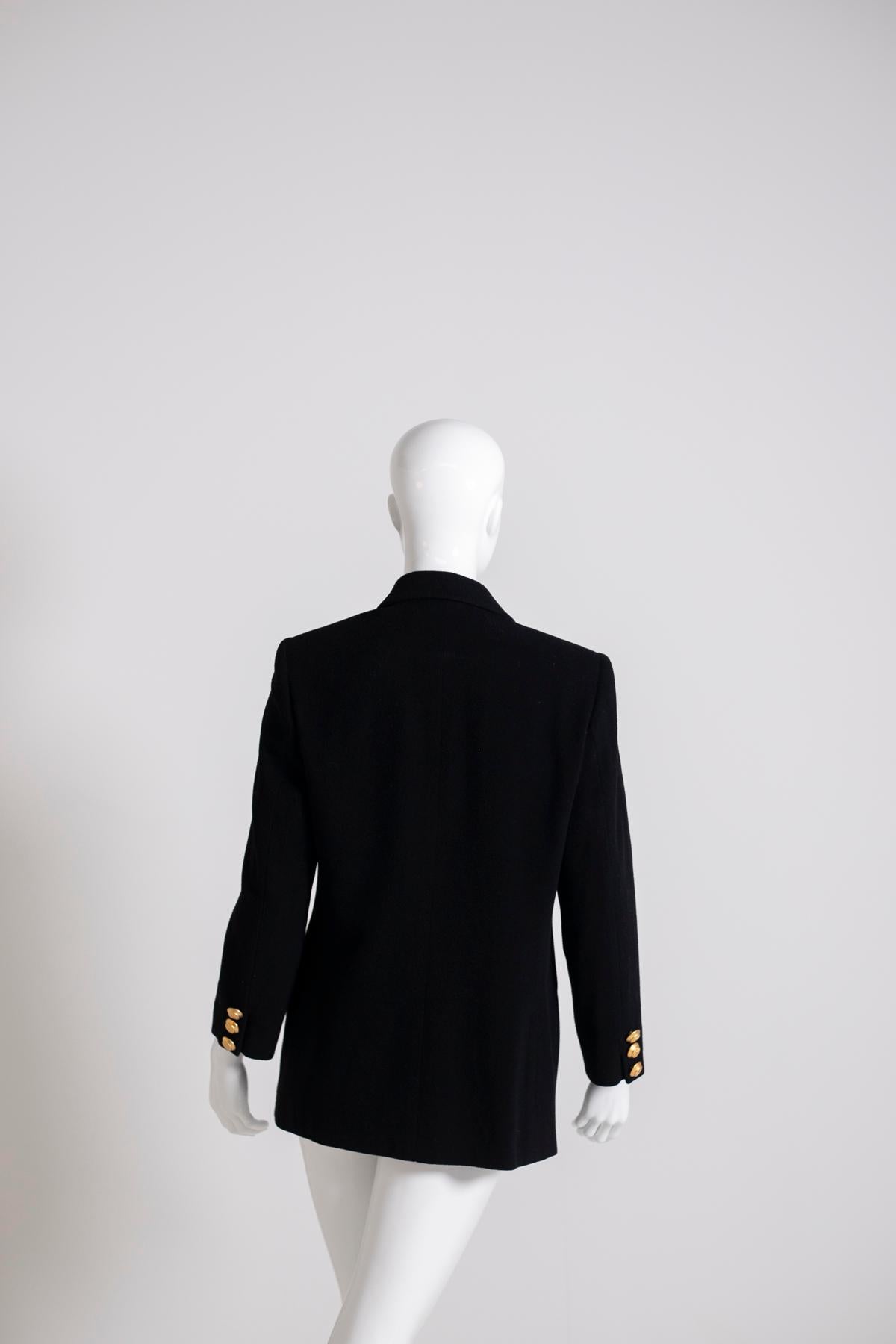 Blazer doppiopetto in lana vintage Iceberg in vendita 4