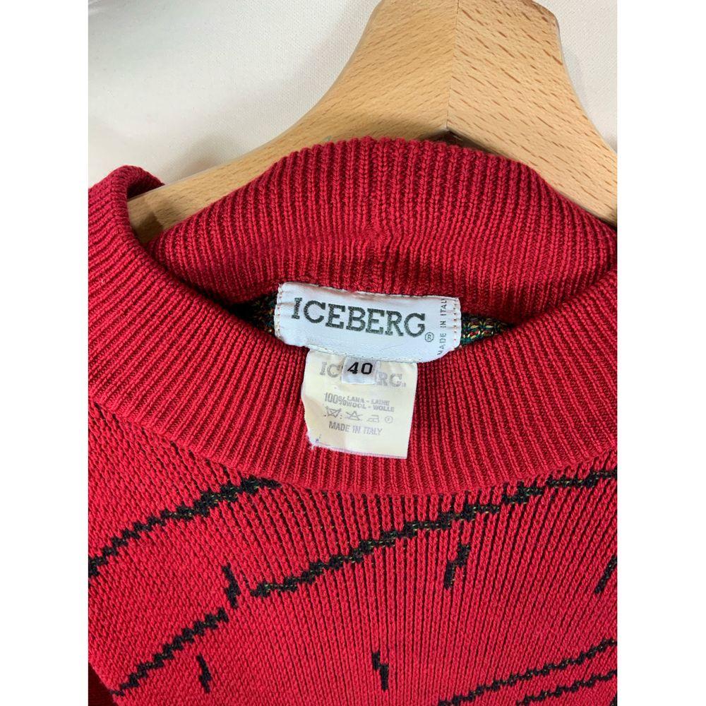 Iceberg Wool Jumper in Red For Sale 1