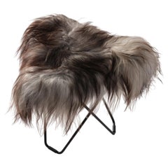 Iceland Flying Goose Footstool by Cuero Design